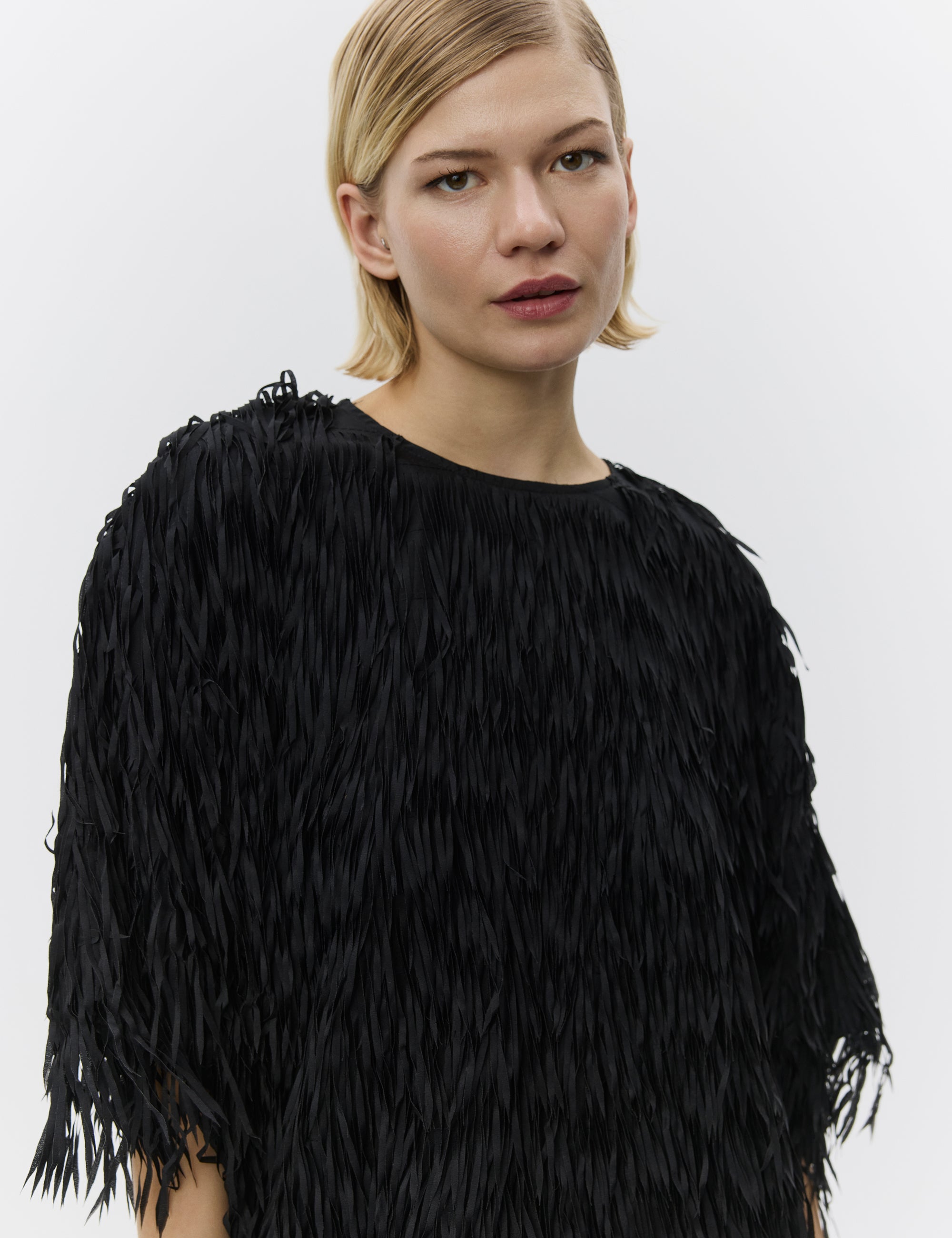 DAY Birger ét Mikkelsen Barcelona - Delicate Fringes Shirts & Blouses 190303 BLACK