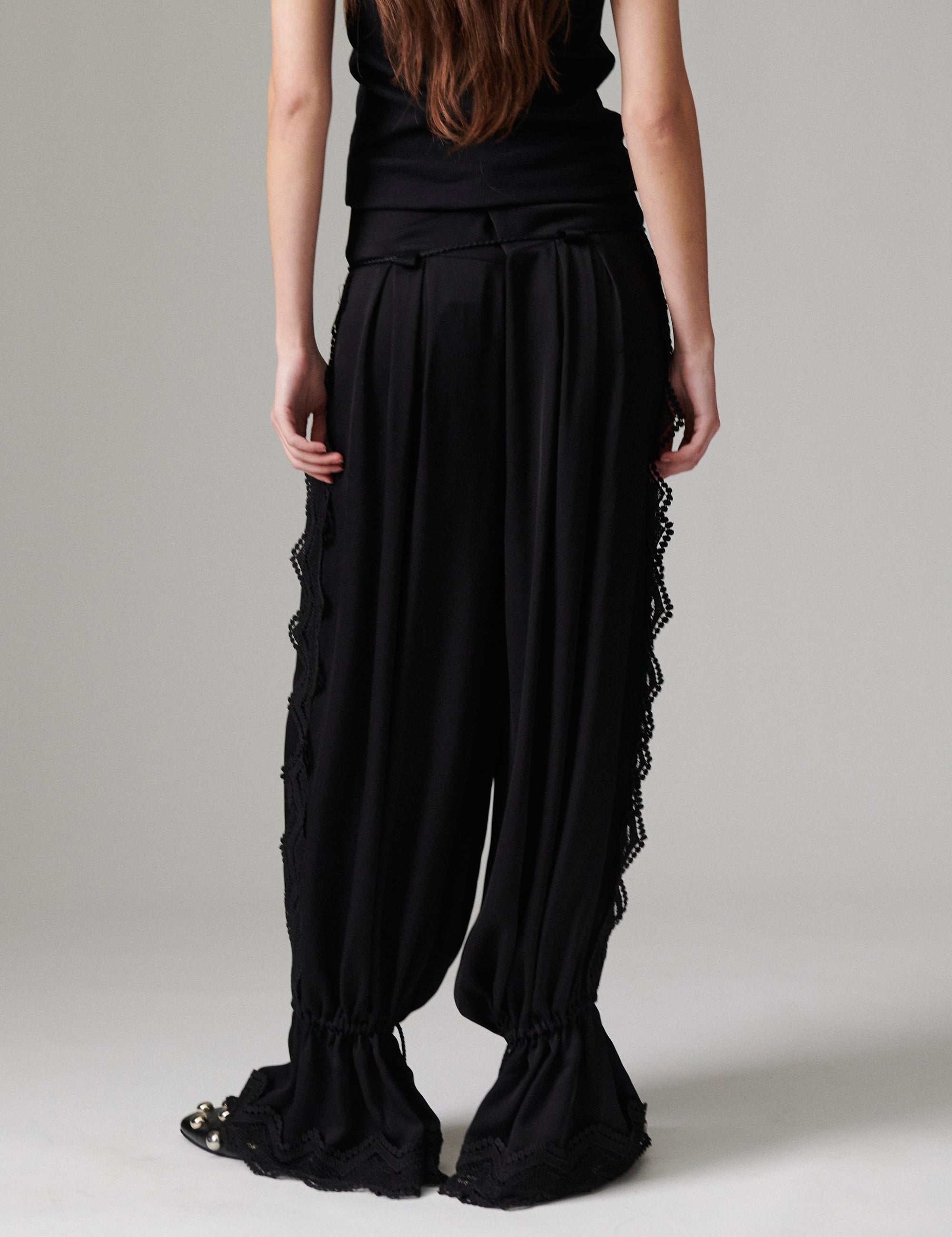 DAY Birger ét Mikkelsen Beate - Matte Crepe - Pants Pants 190303 Black