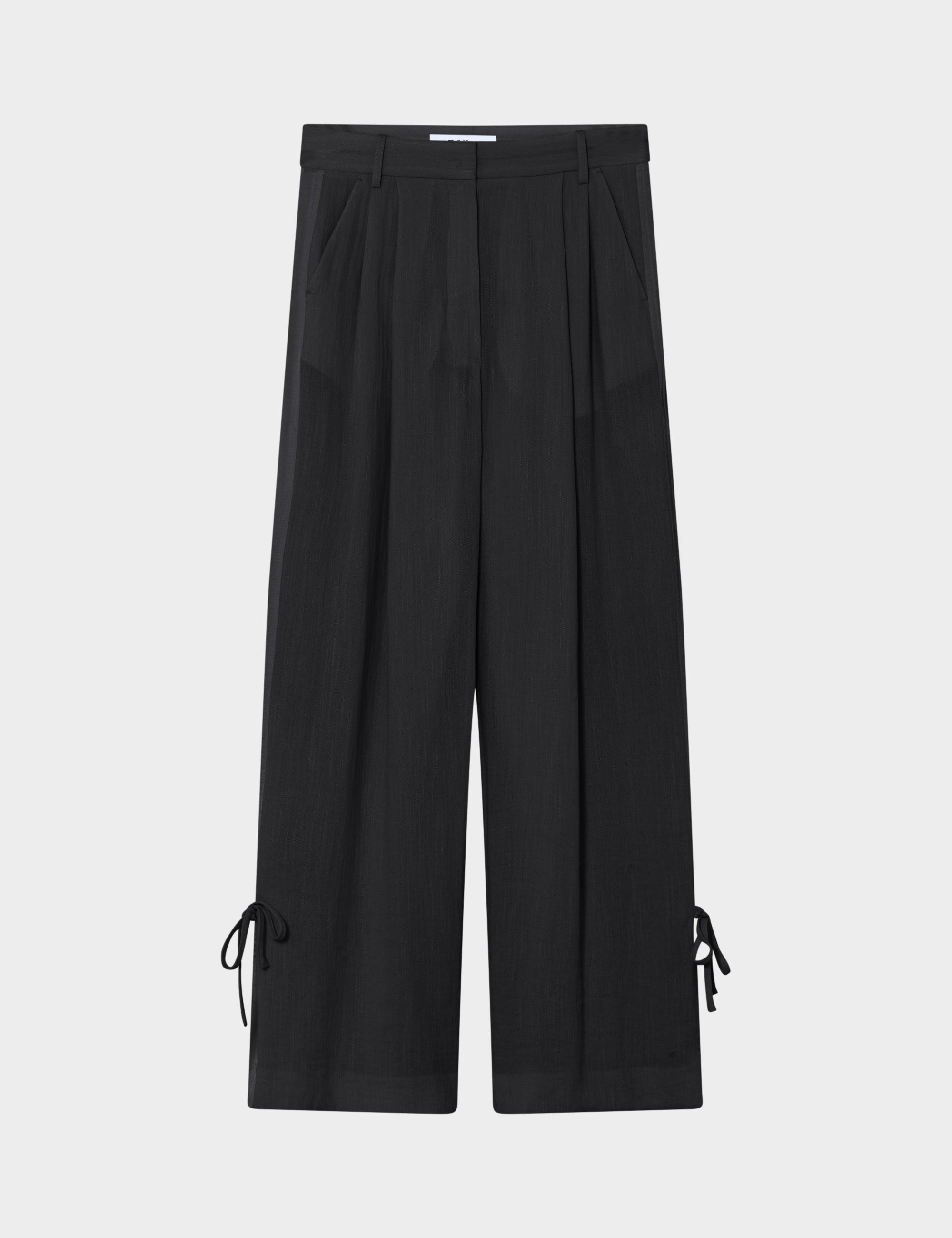 DAY Birger ét Mikkelsen Belle - Contrast Linen Pants 190303 Black