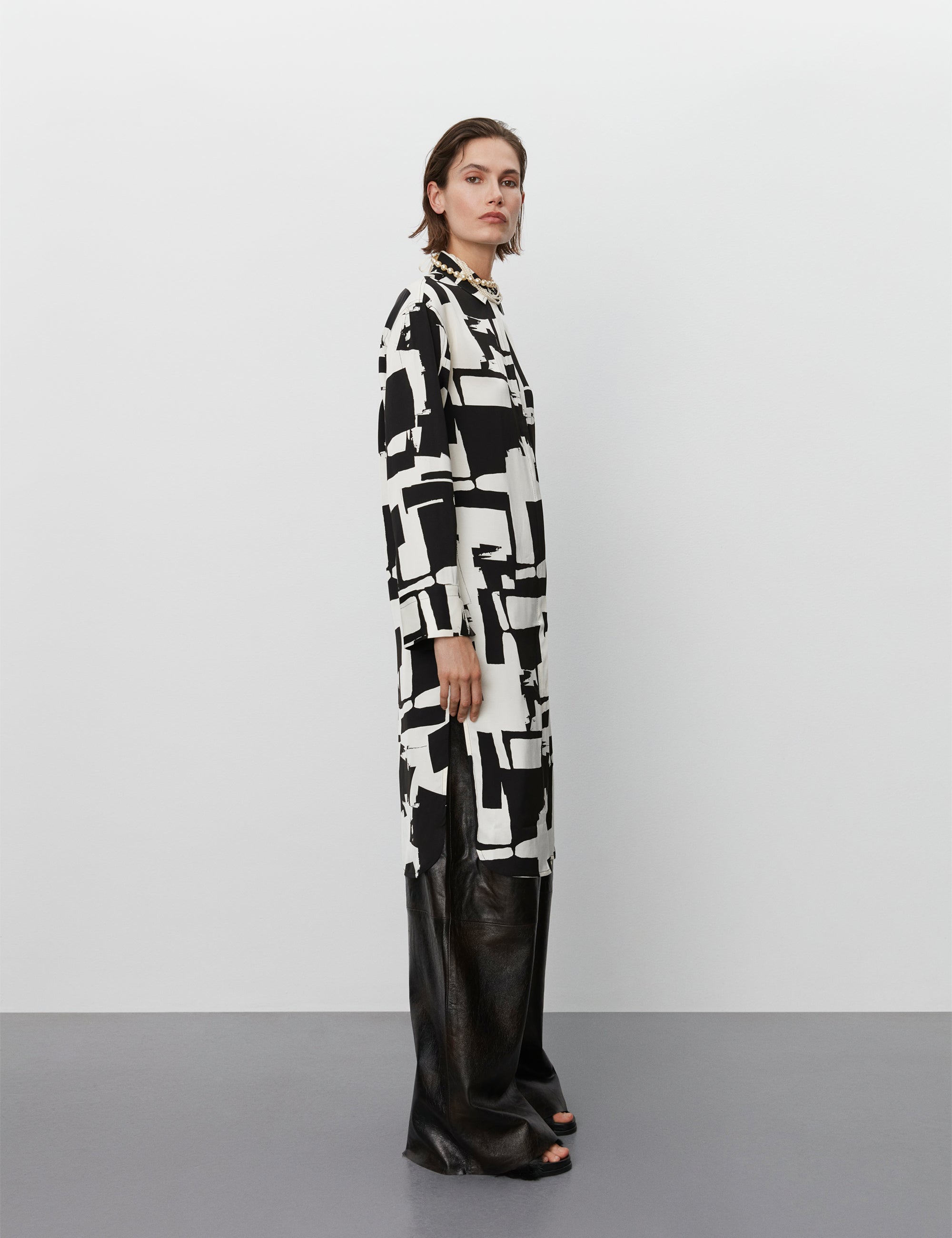 DAY Birger ét Mikkelsen Berry - Graphic Collage RD Dress 190303 BLACK