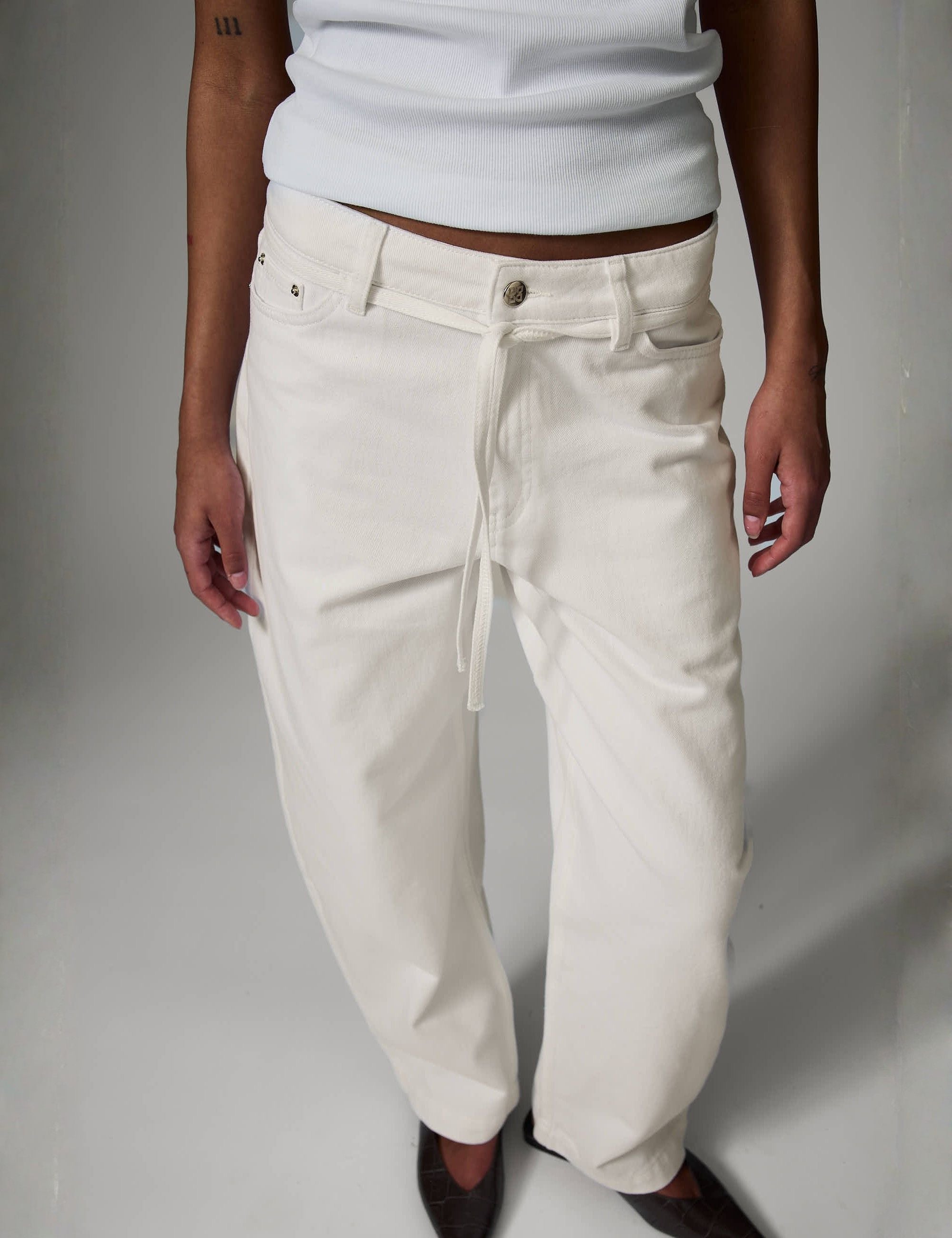 DAY Birger ét Mikkelsen Blaire - Soft White Denim Jeans 110605 Jet Stream