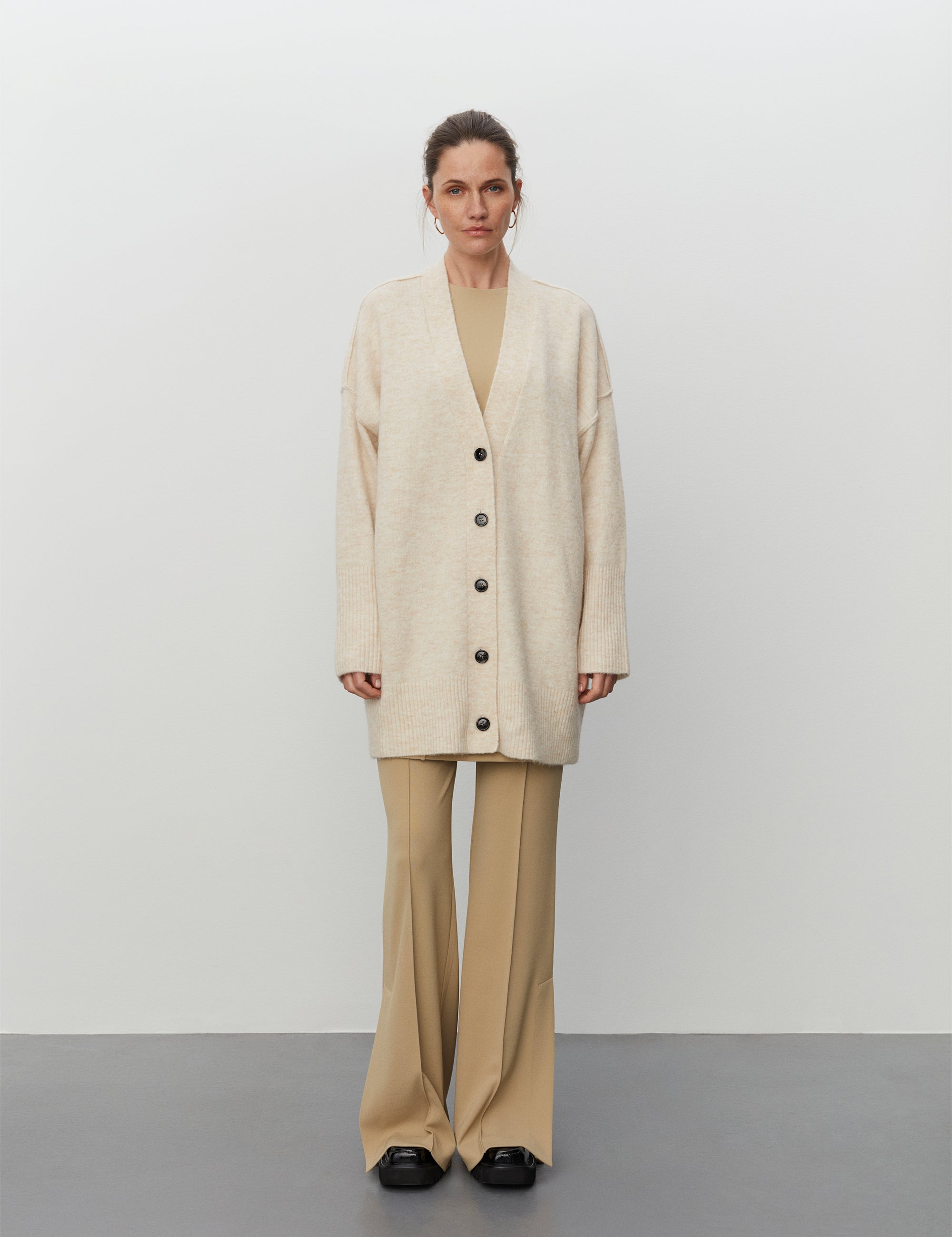 DAY Birger ét Mikkelsen Bobby - Cozy Days Cardigan 500061 CARAMEL MELANGE