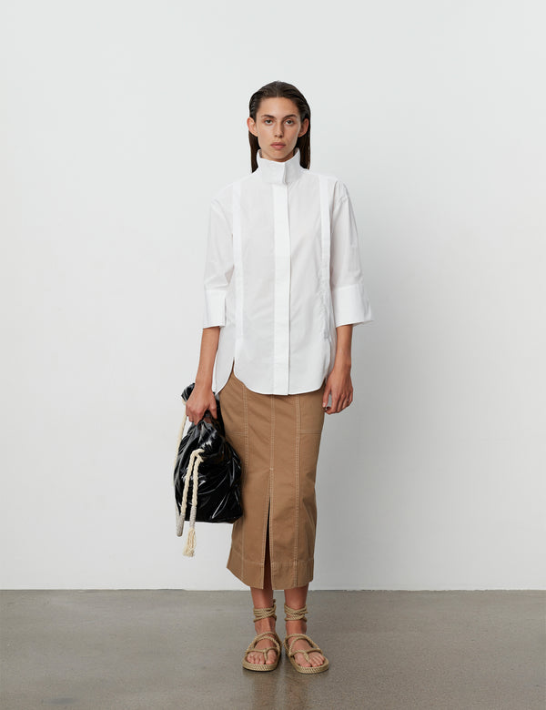 DAY Birger ét Mikkelsen Bridgette - Solid Cotton Shirts & Blouses 110601 BRIGHT WHITE