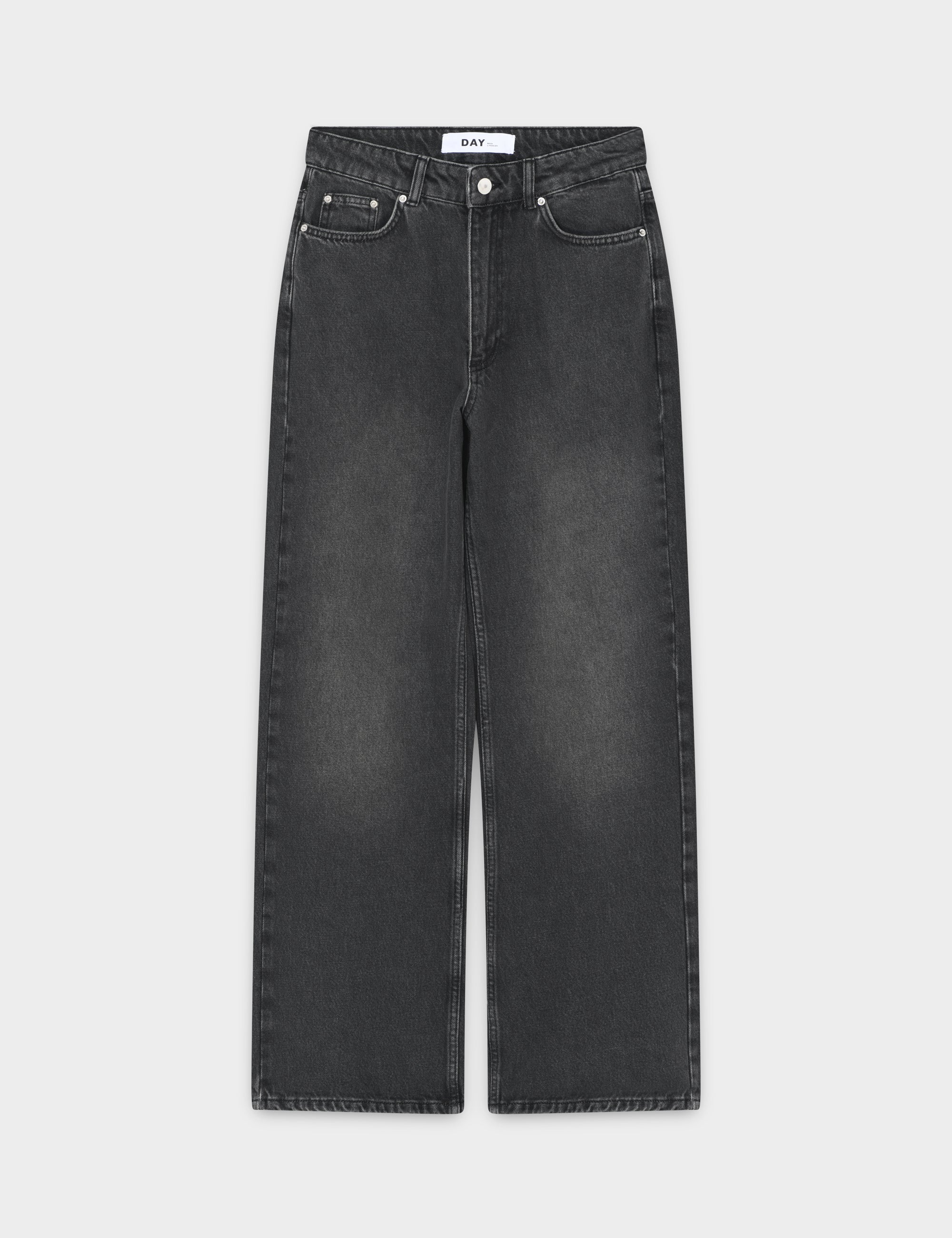 DAY Birger ét Mikkelsen Cai - Rigid Denim Stretch Jeans 190303 BLACK