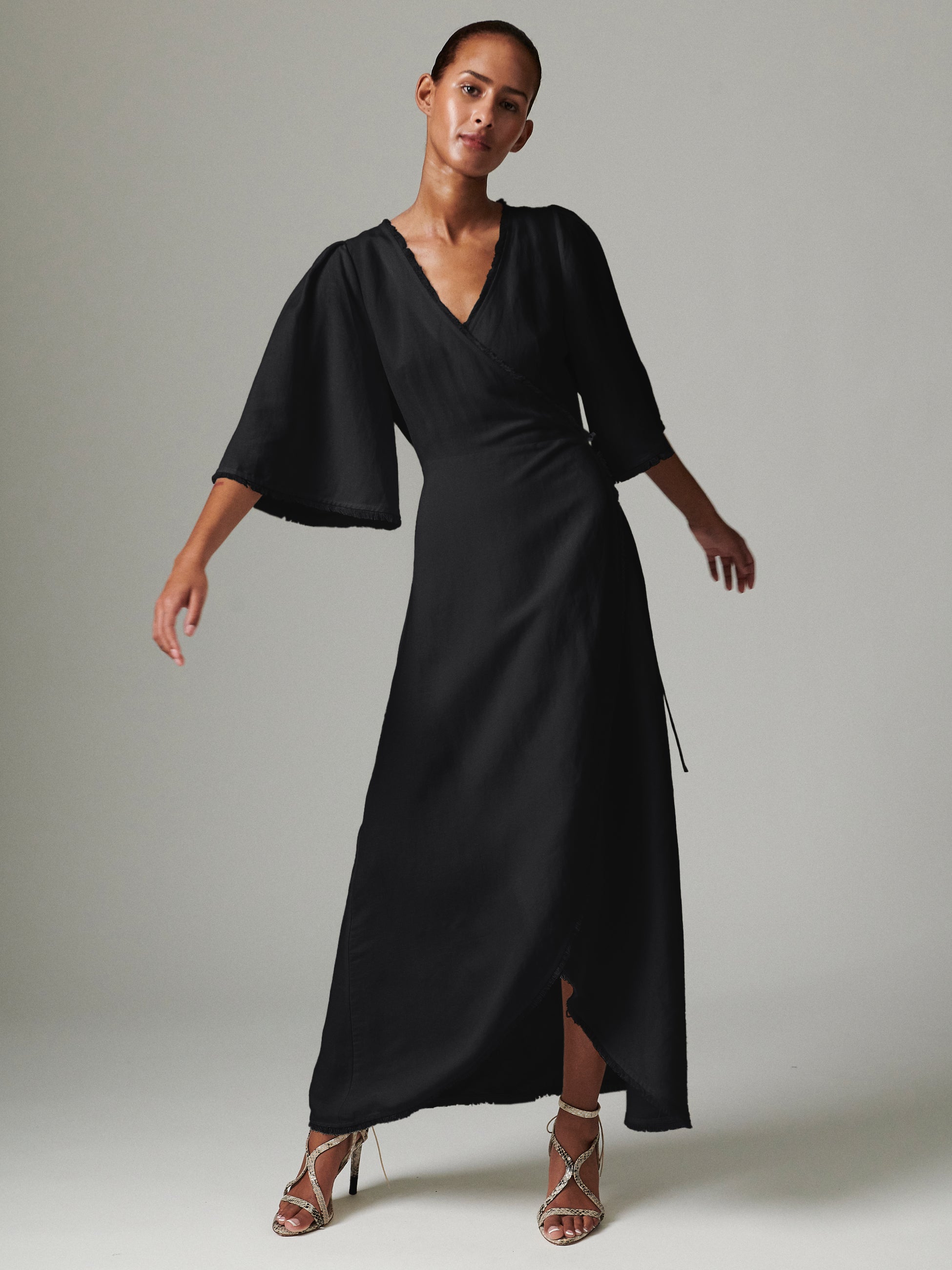 Camilla - Contrast Linen - Dress