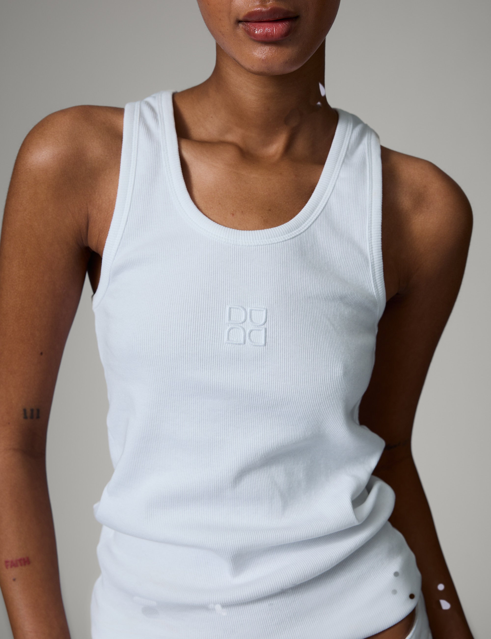 DAY Birger ét Mikkelsen Camilo - Classic Rib Top 110601 Bright White