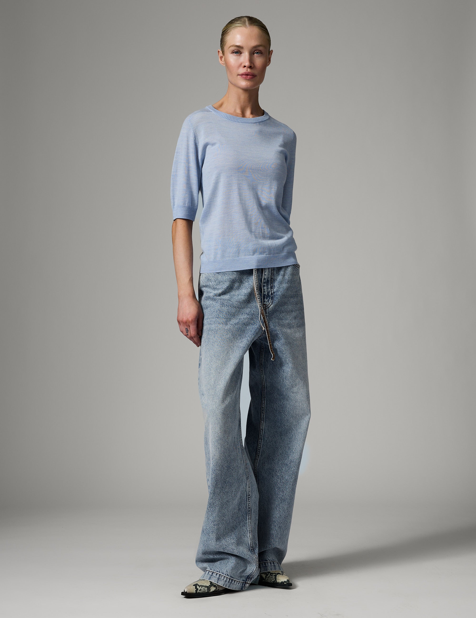DAY Birger ét Mikkelsen Carolina - Daily Elements - Pullover Pullover 500005 LIGHT BLUE MELANGE