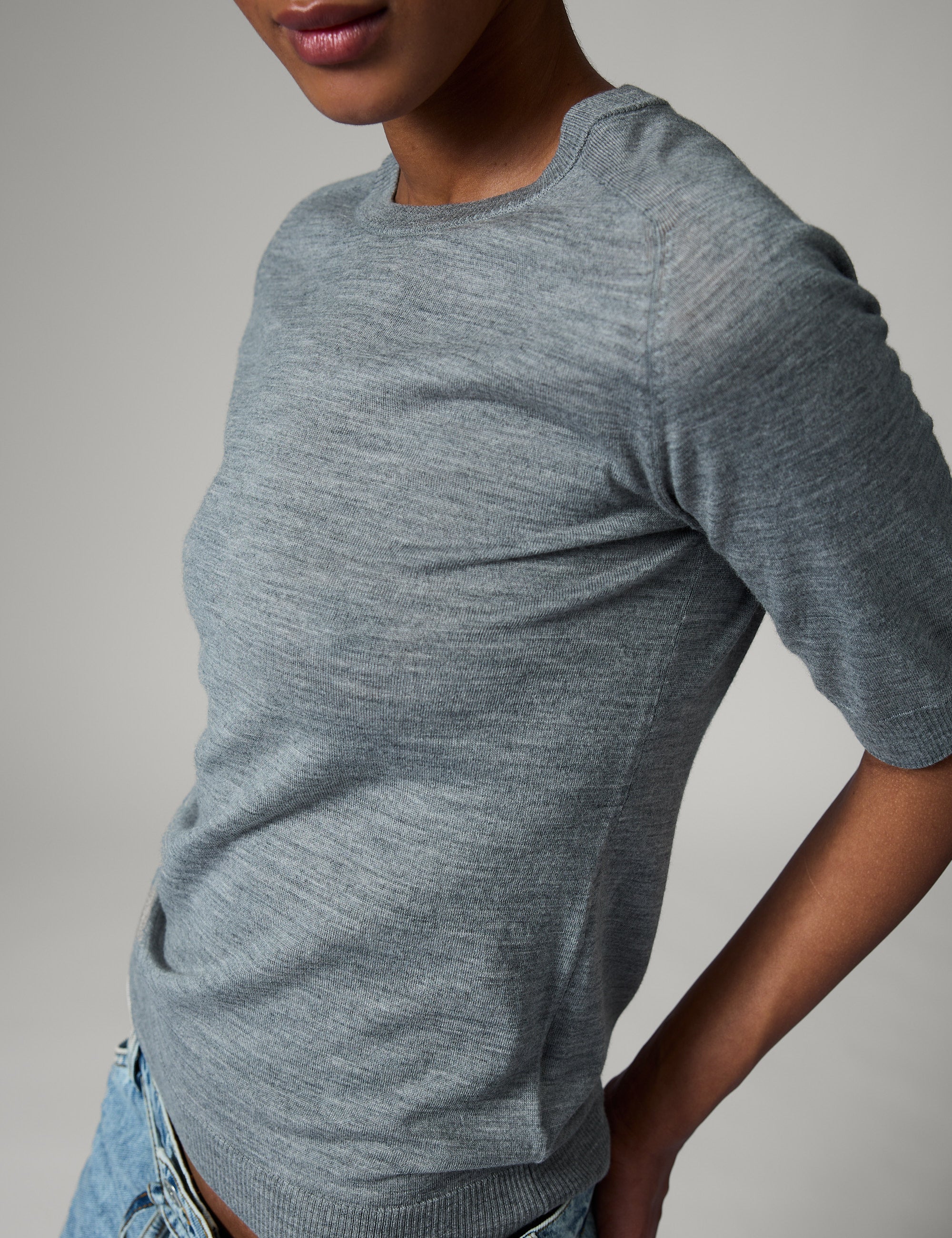 DAY Birger ét Mikkelsen Carolina - Daily Elements - Pullover Pullover 500006 Medium Grey Melange