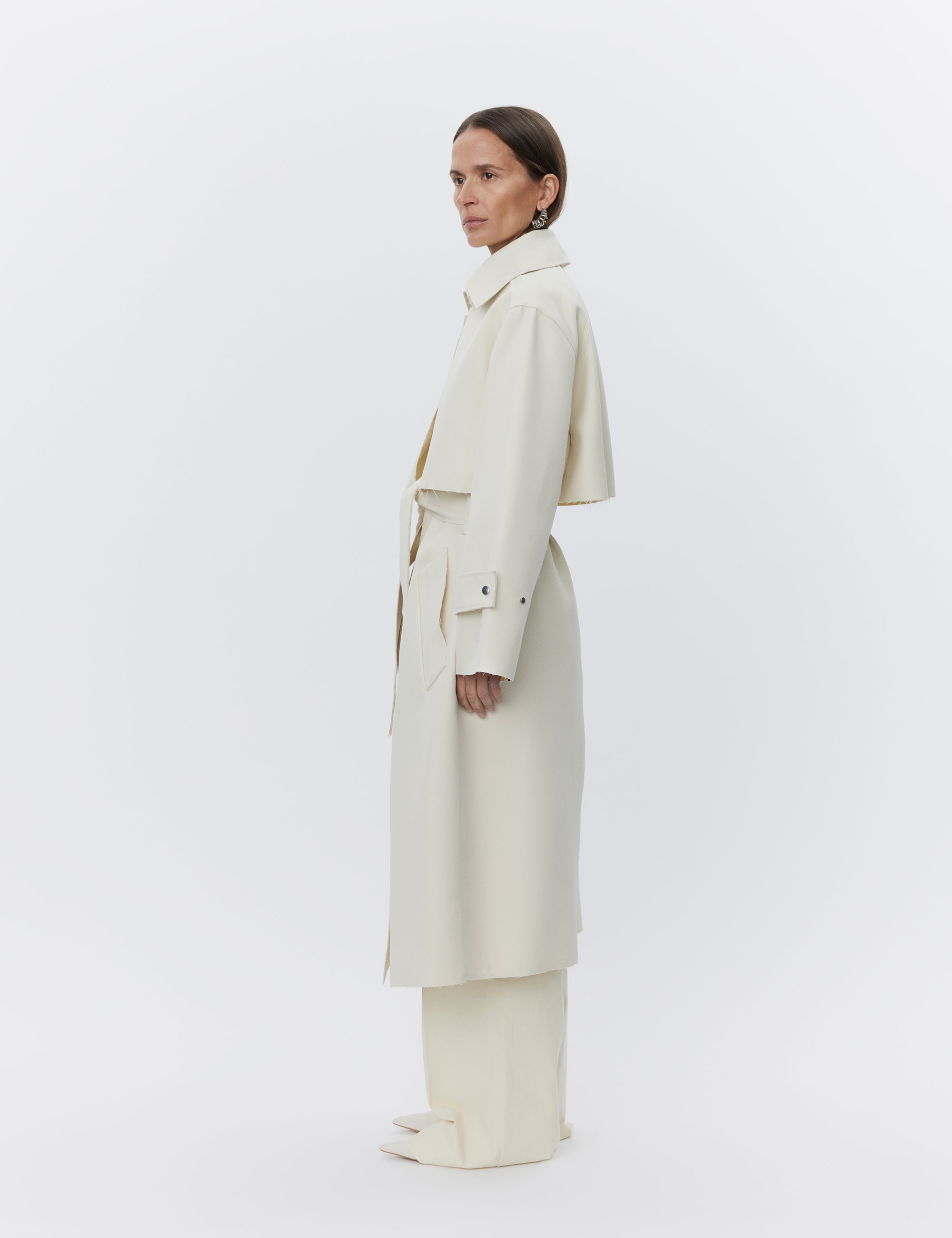 DAY Birger ét Mikkelsen Chapin - Shiny Twill Coats 120110 Pistachio Shell