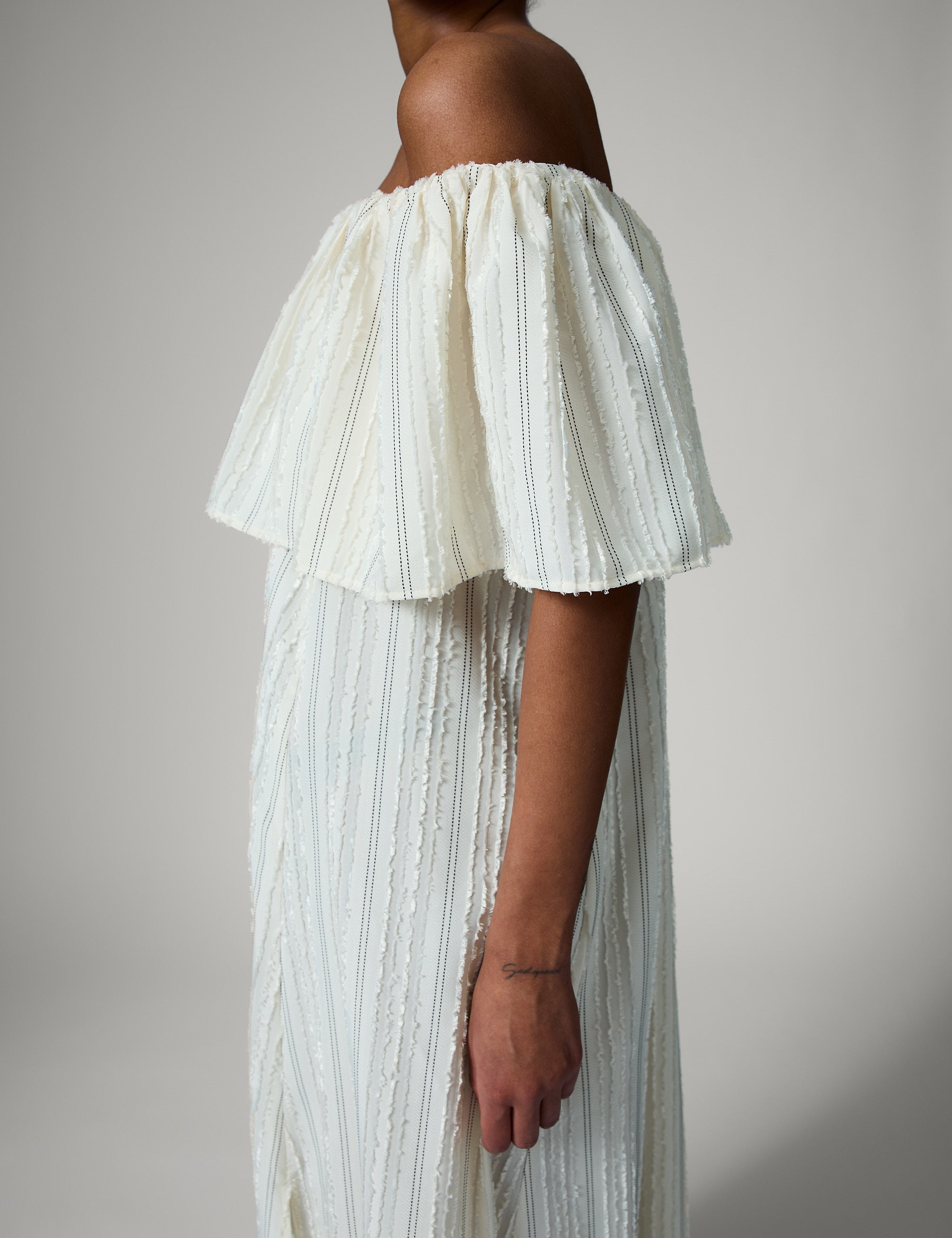 DAY Birger ét Mikkelsen Chrissi- Raw Stripes Dress 110605 Jet Stream