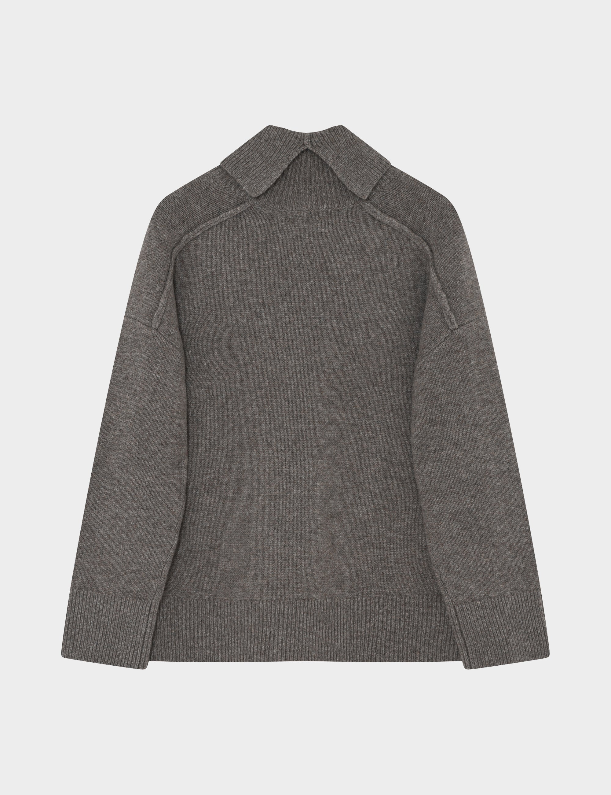 DAY Birger ét Mikkelsen Clarke - Soft lamb Pullover 500157 CHOCOLATE CHIP MELANGE