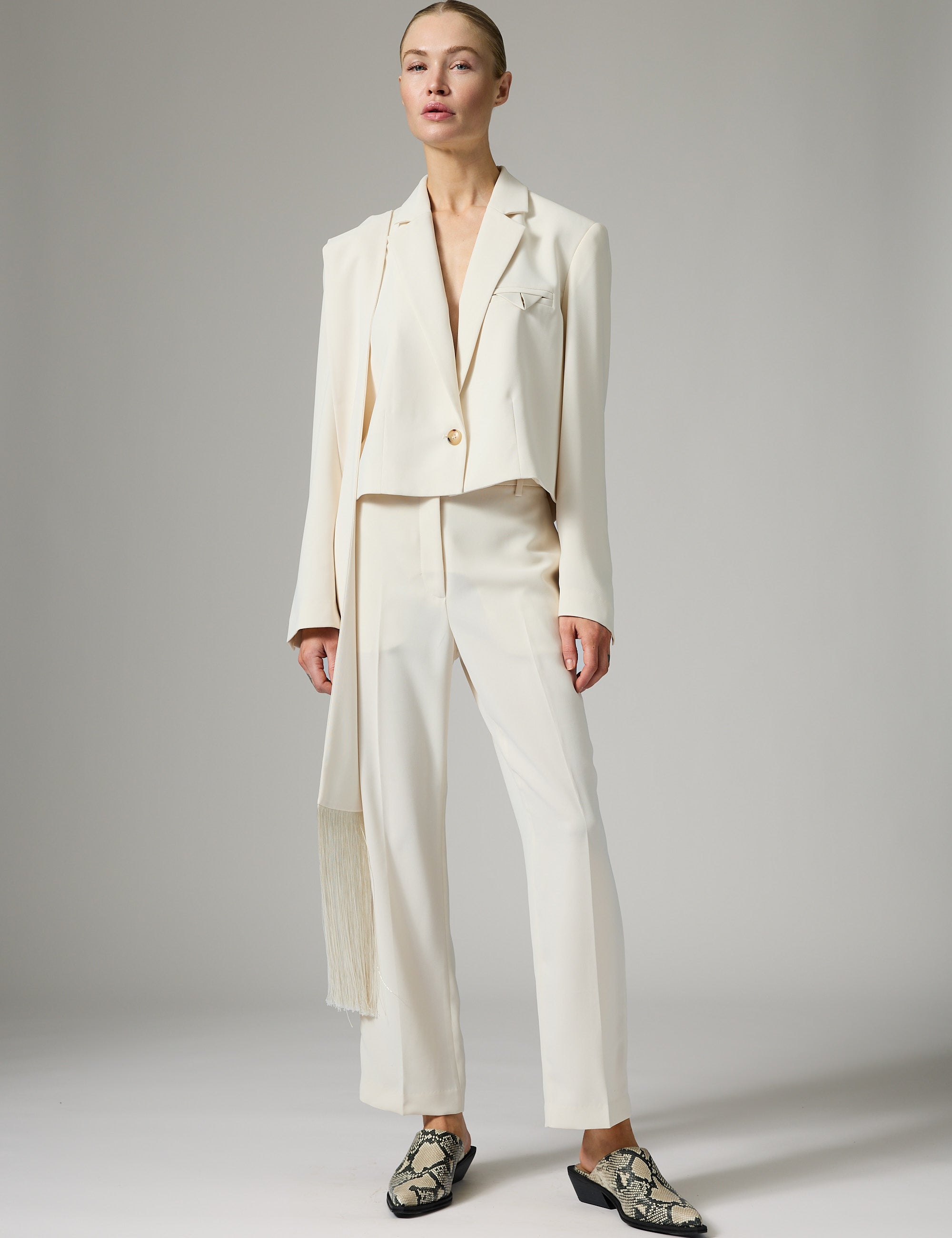 DAY Birger ét Mikkelsen Classic Lady - Classic Gabardine - Pants Pants 01002 Ivory Shade