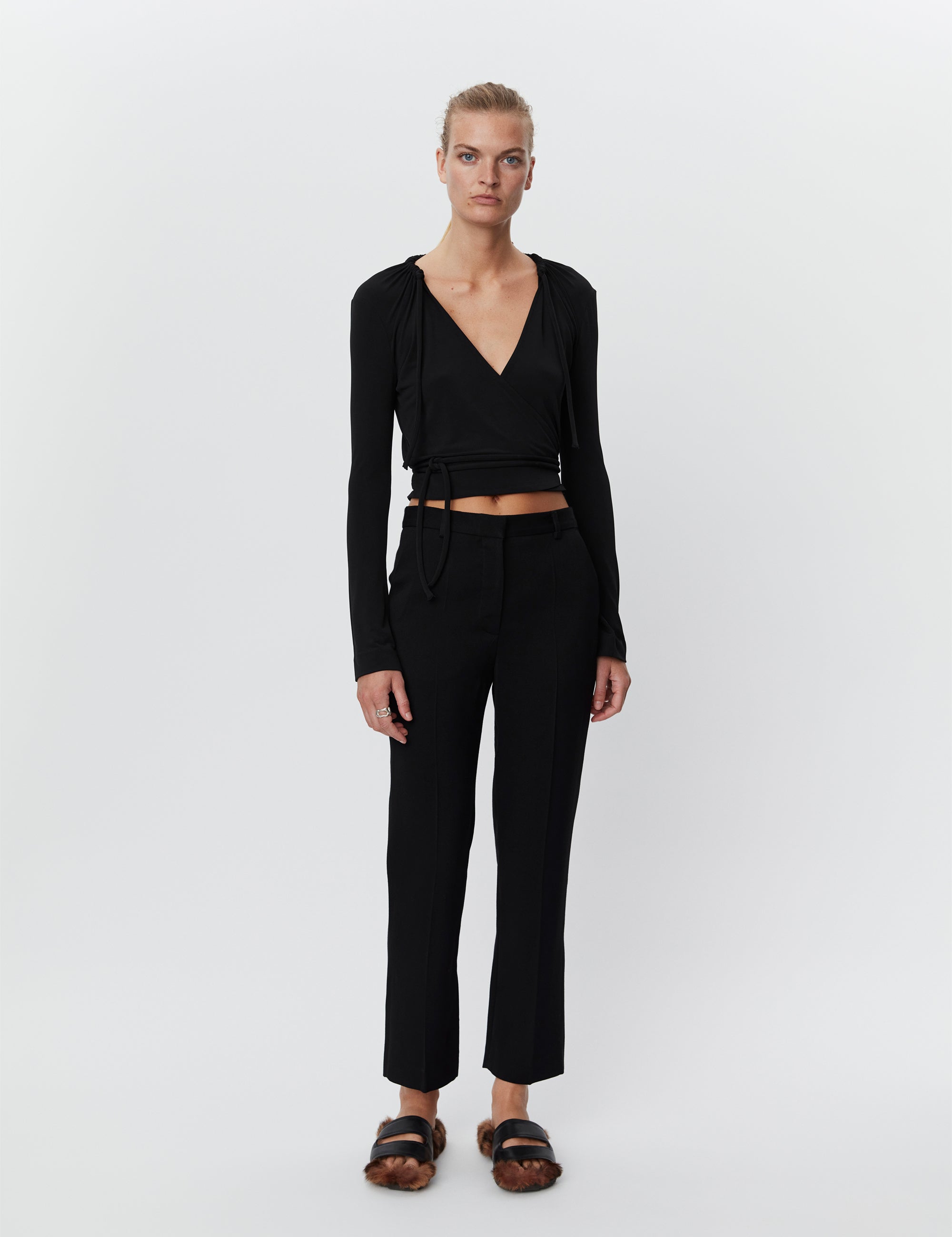 DAY Birger ét Mikkelsen Classic Lady - Viscose Twill Pants 190303 Black