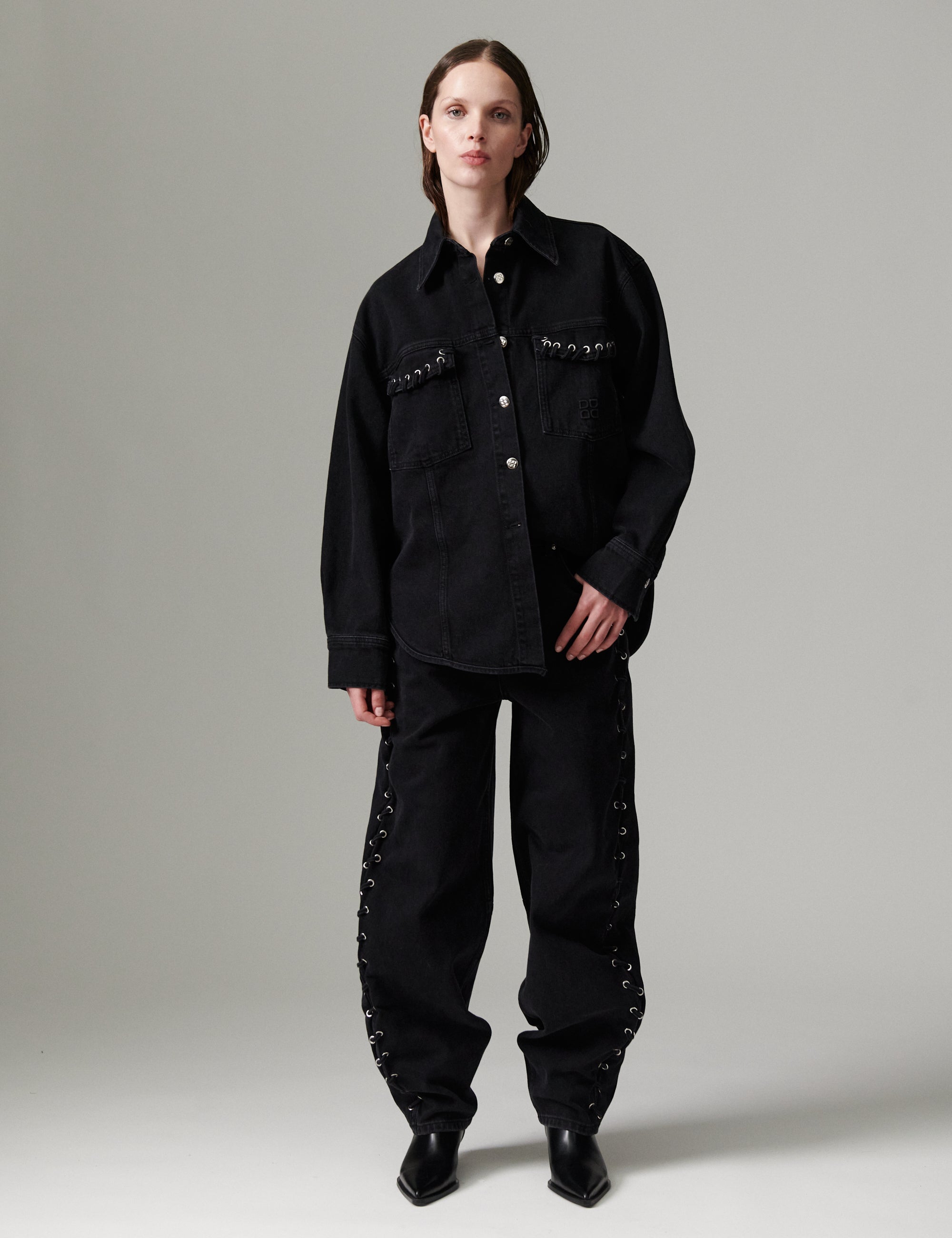 DAY Birger ét Mikkelsen DAYBarrollo - Braided Twill - Jeans Jeans 100001 Black Washed