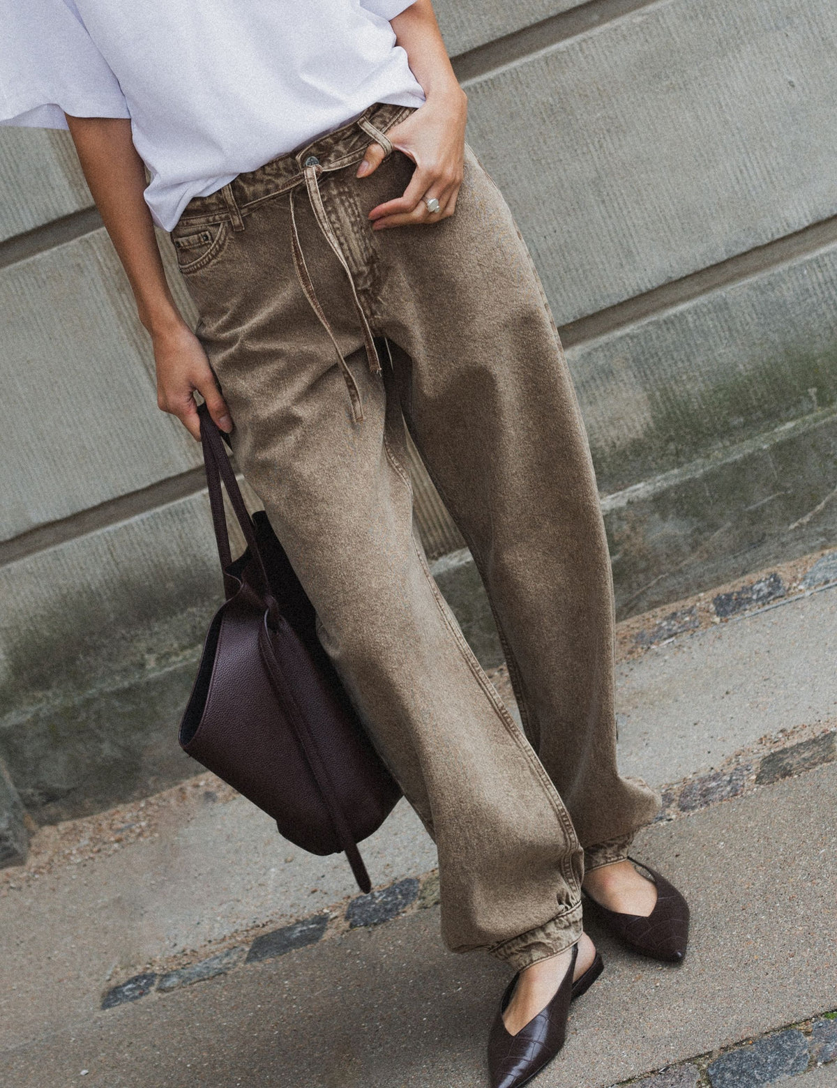 DAY Birger ét Mikkelsen DAYBlaire Cuff - Soft Denim Structure - Jeans Jeans 10083 Ermine