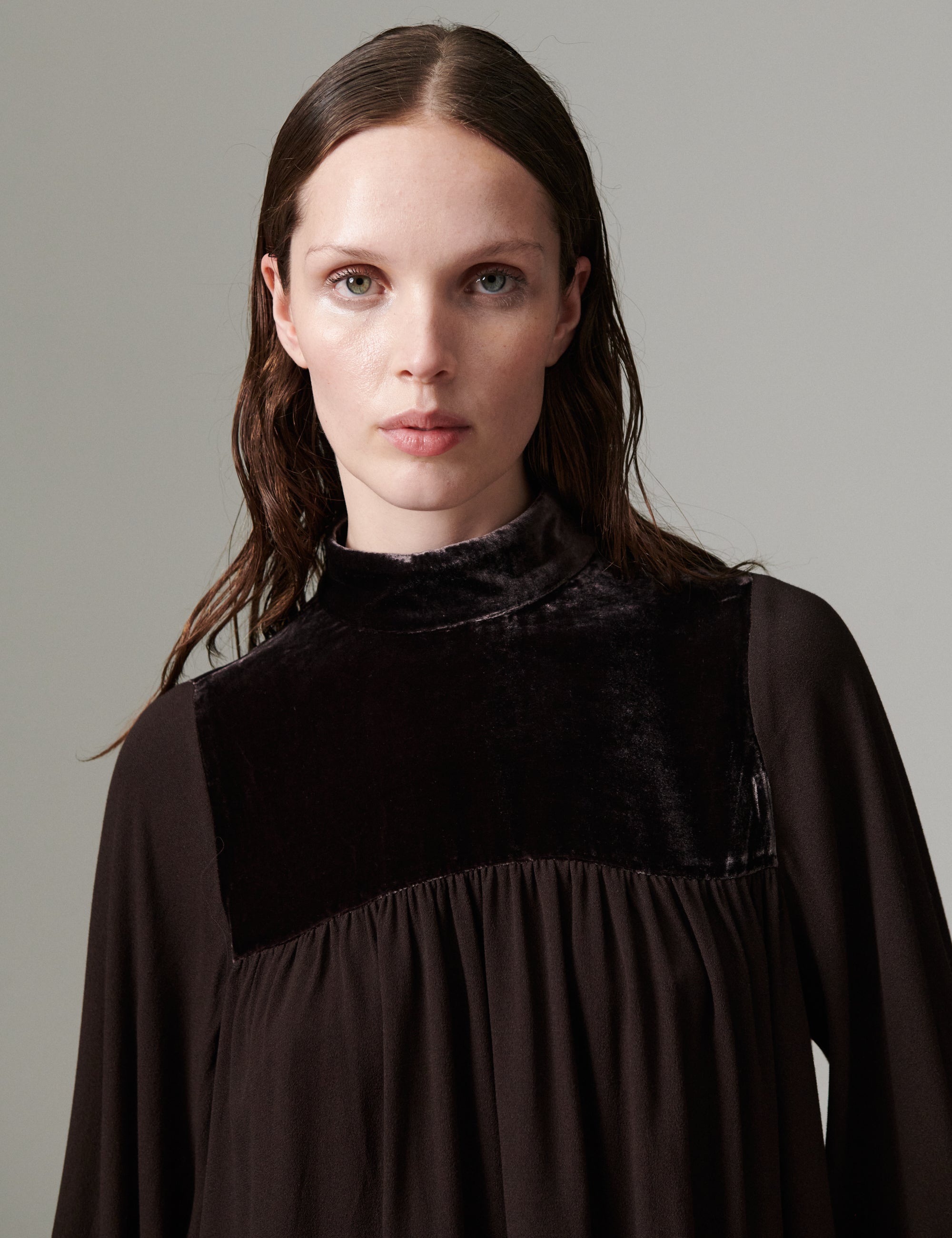 DAY Birger ét Mikkelsen DAYBoholo - Matte Velvety - Blouse Blouse 191018 Ganache