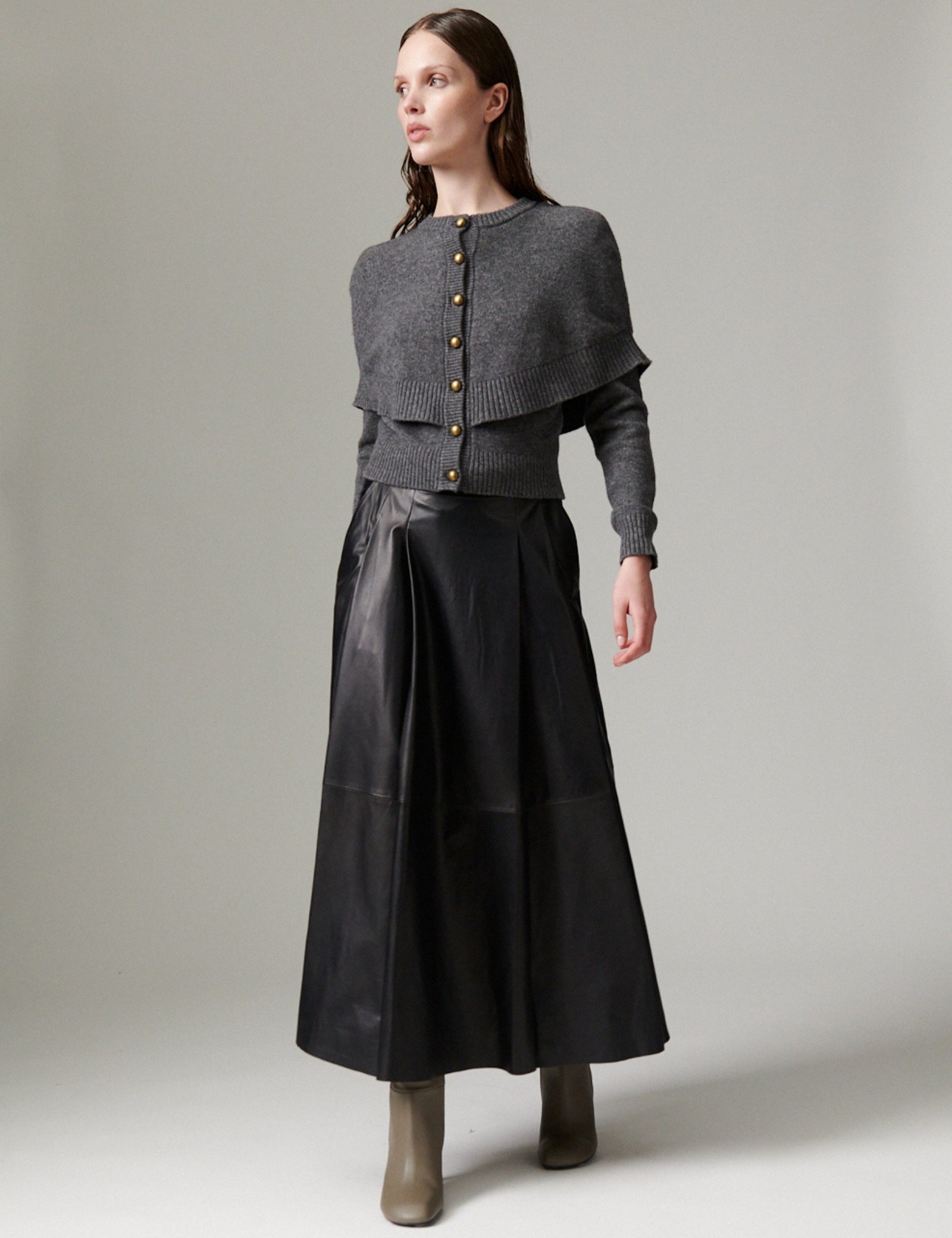 DAY Birger ét Mikkelsen DAYChao - Soft Leather Lamb - Skirt Skirt 190303 Black
