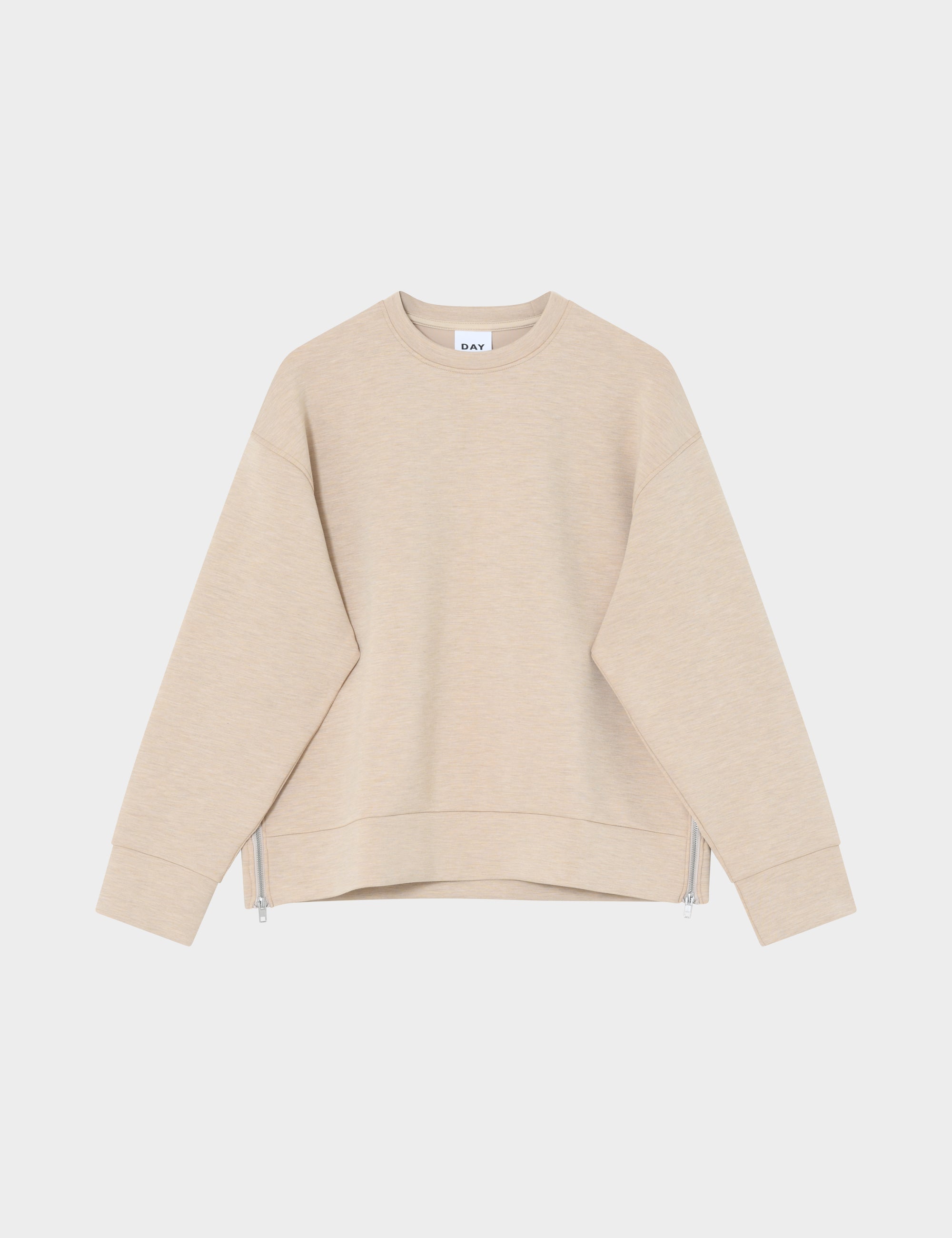 DAY Birger ét Mikkelsen DAYCrewa - Scuba Pullover 500001 Beige Melange