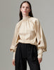 DAYFema - Fluid Viscose - Blouse - BROWN RICE