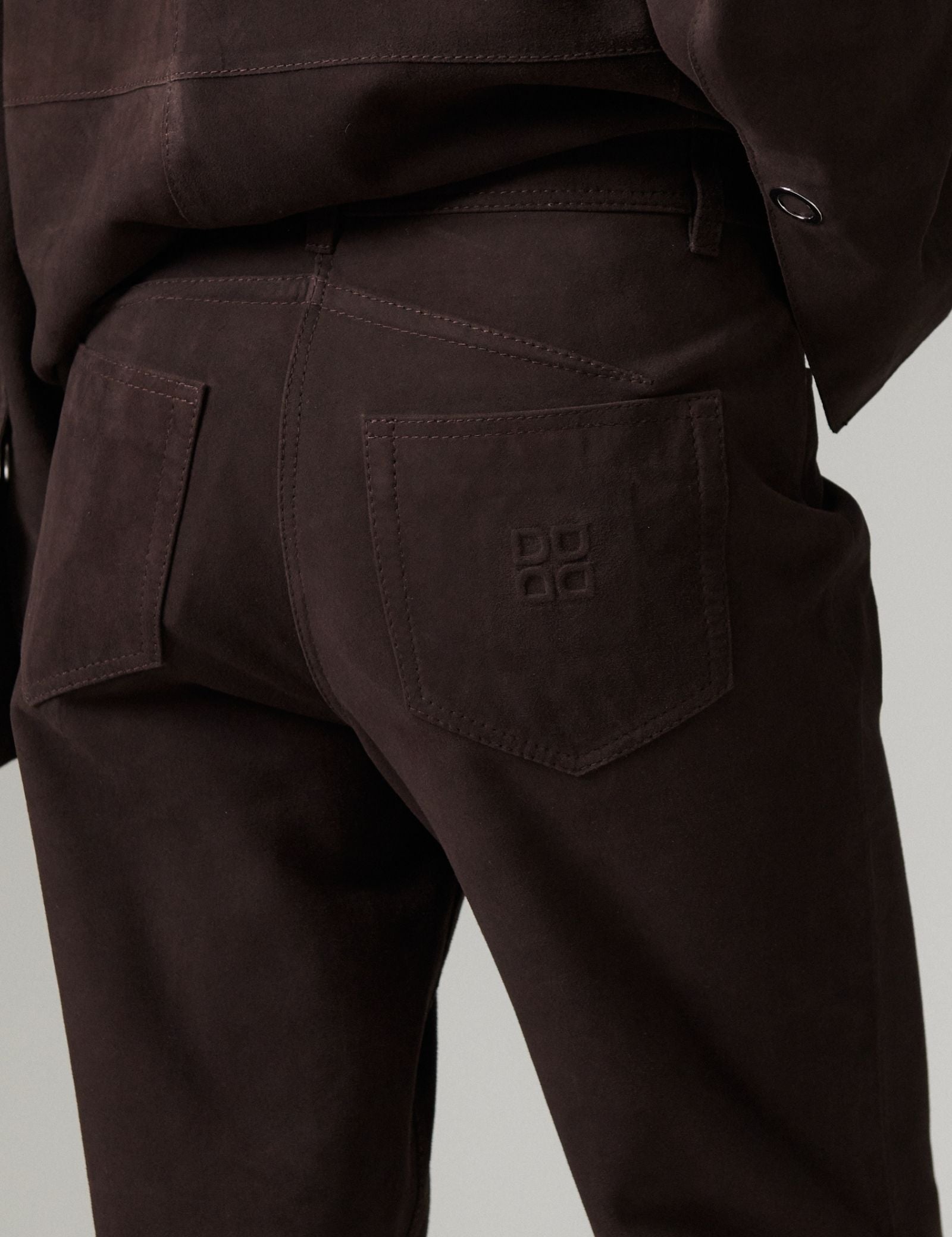 DAY Birger ét Mikkelsen DAYFlaro - Light Suede Pants 191018 Ganache