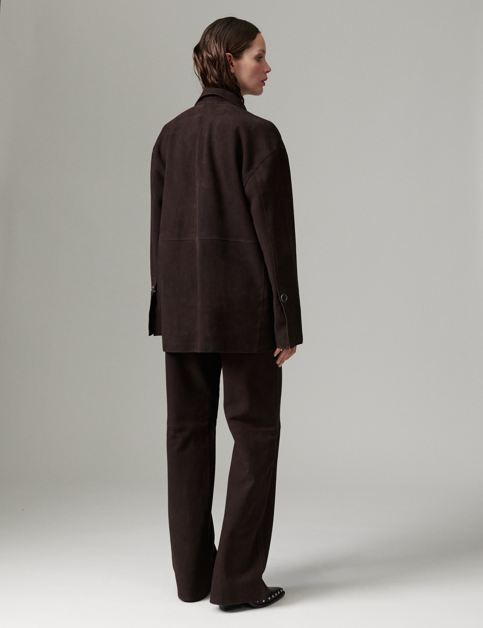 DAY Birger ét Mikkelsen DAYFlaro - Light Suede Pants 191018 Ganache