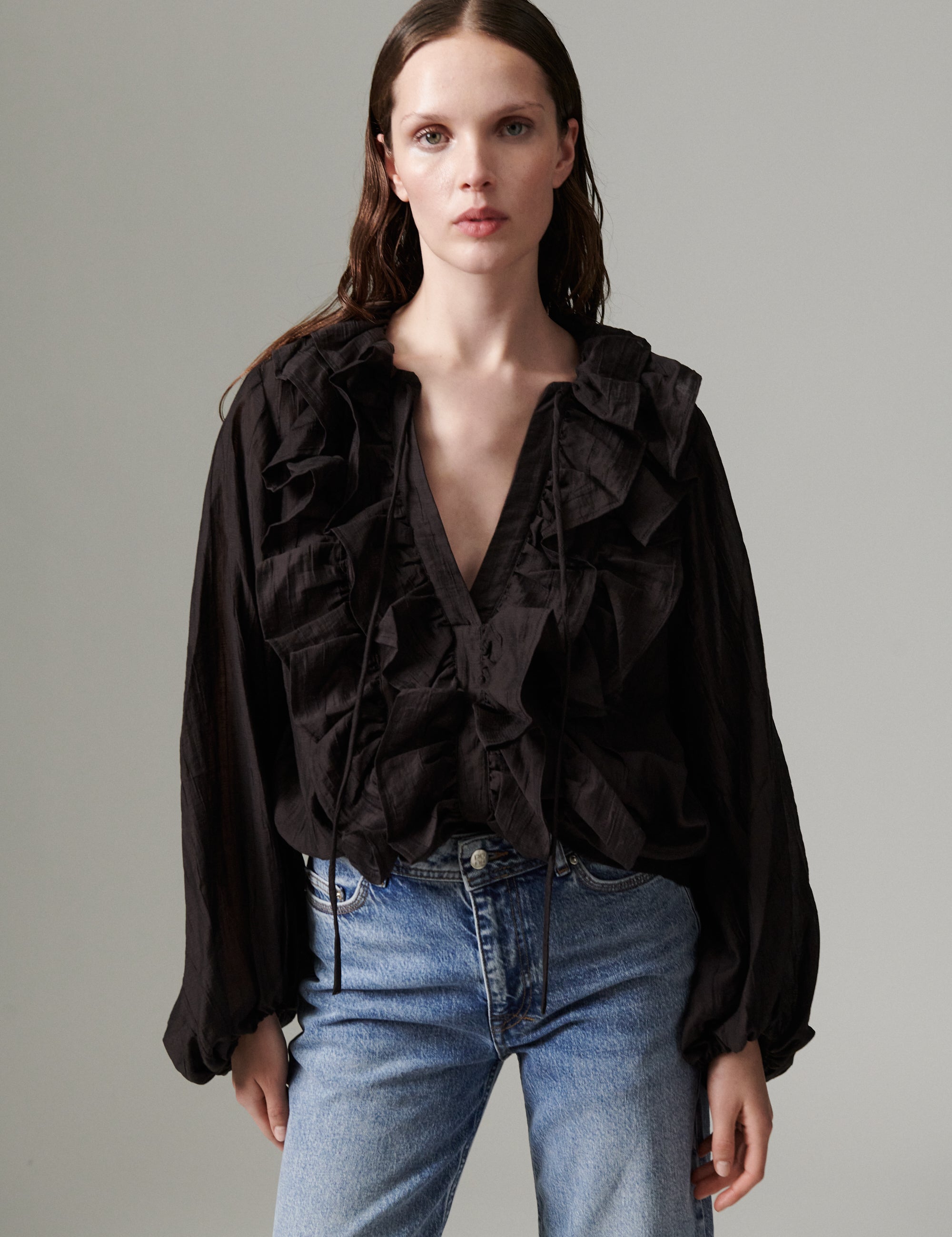 DAY Birger ét Mikkelsen DAYFrey - Tencilly - Blouse Blouse 191018 Ganache