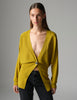 DAYGabu - Modern Viscose - Cardigan - ECRU OLIVE