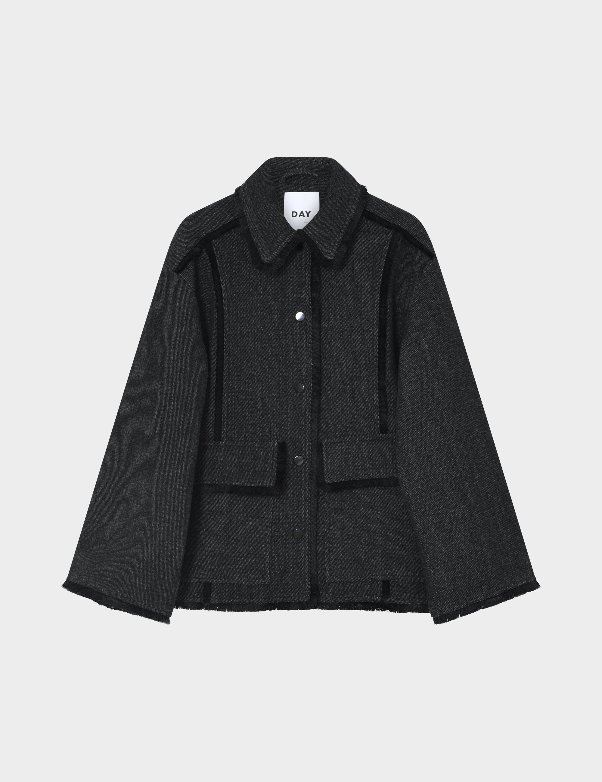 DAY Birger ét Mikkelsen DAYHarry - Wool Structure - Jacket Jacket 900013 Grey Twill