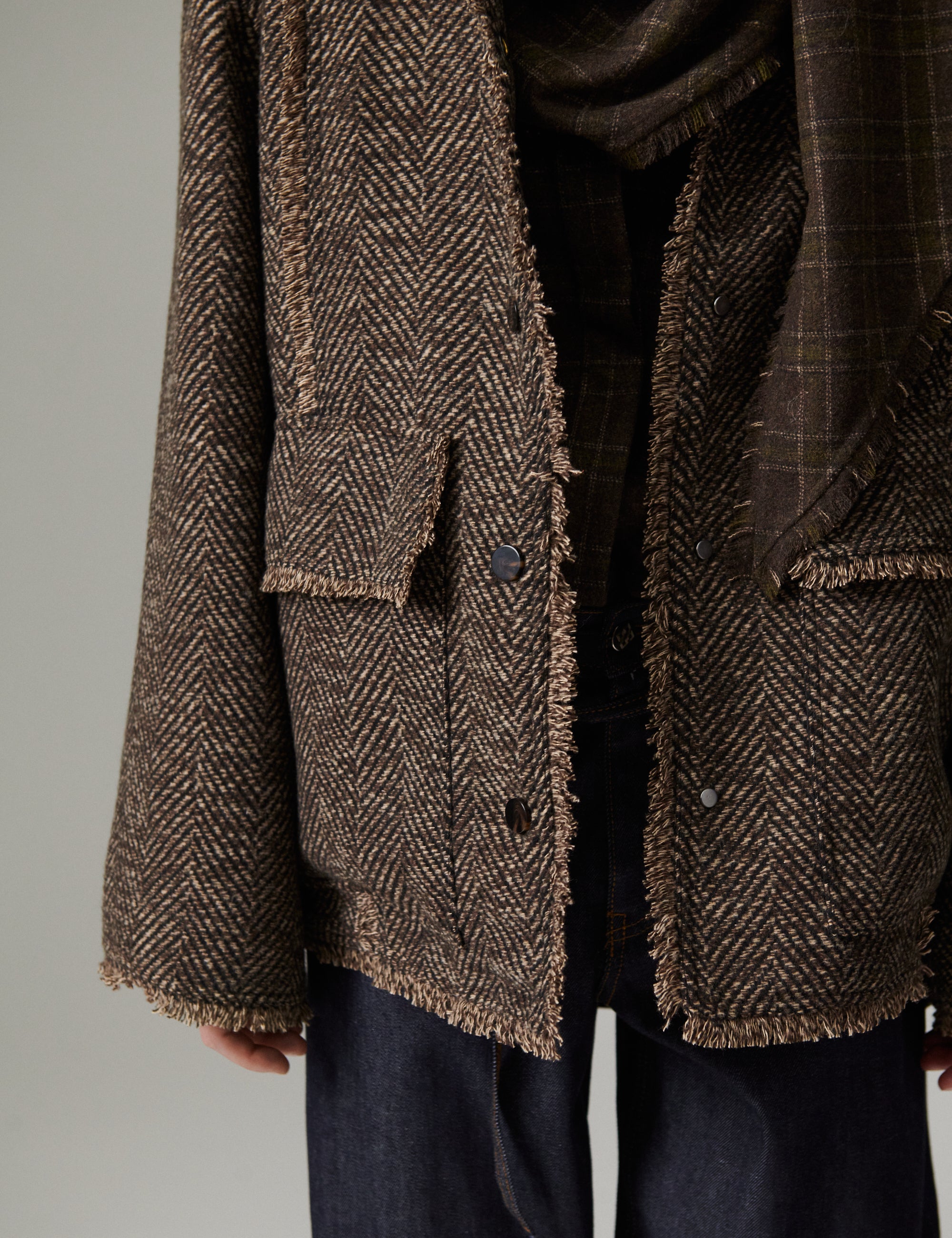 DAY Birger ét Mikkelsen DAYHarry - Wool Structure - Jacket Jacket 900014 Brown Twill