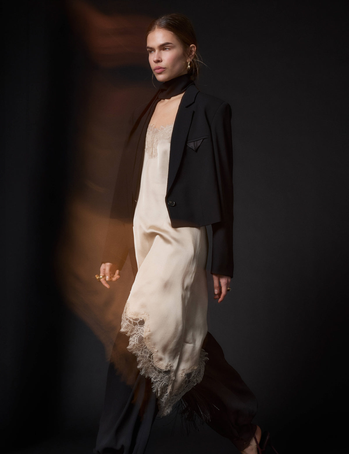 DAY Birger ét Mikkelsen DAYLara - Fluid Viscose - Top Top 151304 HUMUS