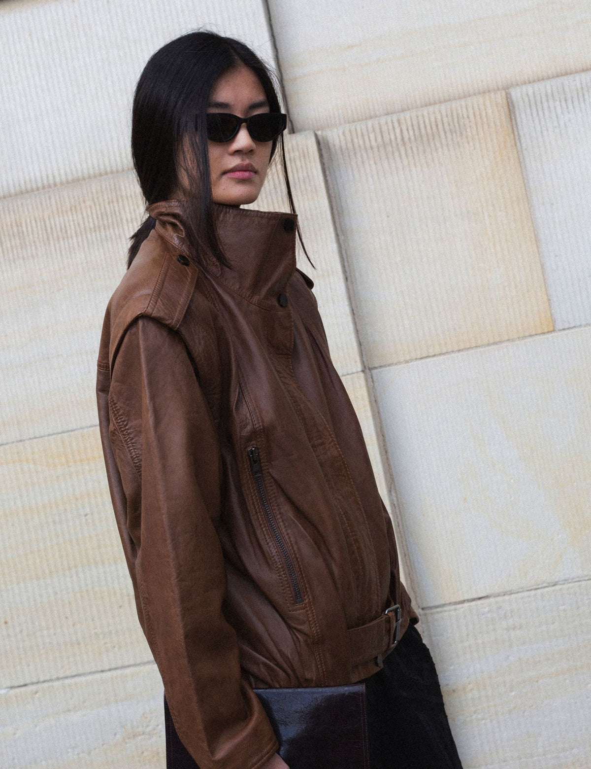 DAY Birger ét Mikkelsen DAYLowa - Soft Lamb Leather - Jacket Jacket 180933 RUBBER