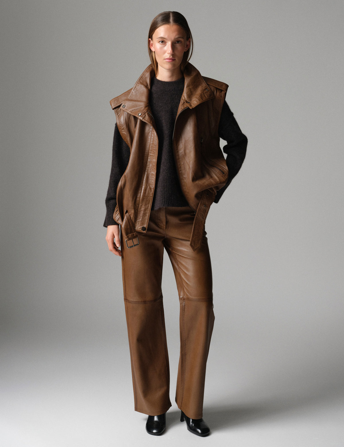 DAY Birger ét Mikkelsen DAYLowa - Soft Lamb Leather - Jacket Jacket 180933 RUBBER