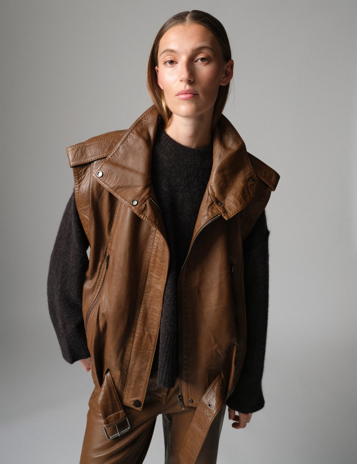 DAY Birger ét Mikkelsen DAYLowa - Soft Lamb Leather - Jacket Jacket 180933 RUBBER