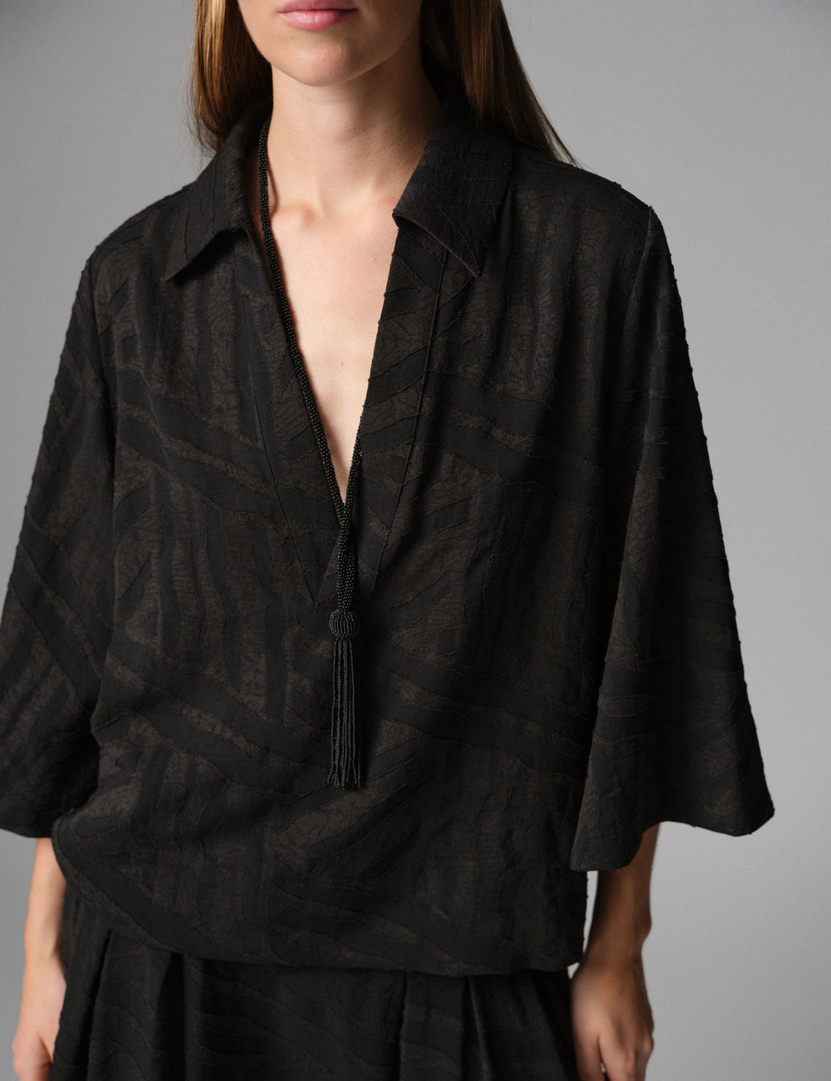 DAY Birger ét Mikkelsen DAYLuma - Raw Lines - Blouse Blouse 12000 Black