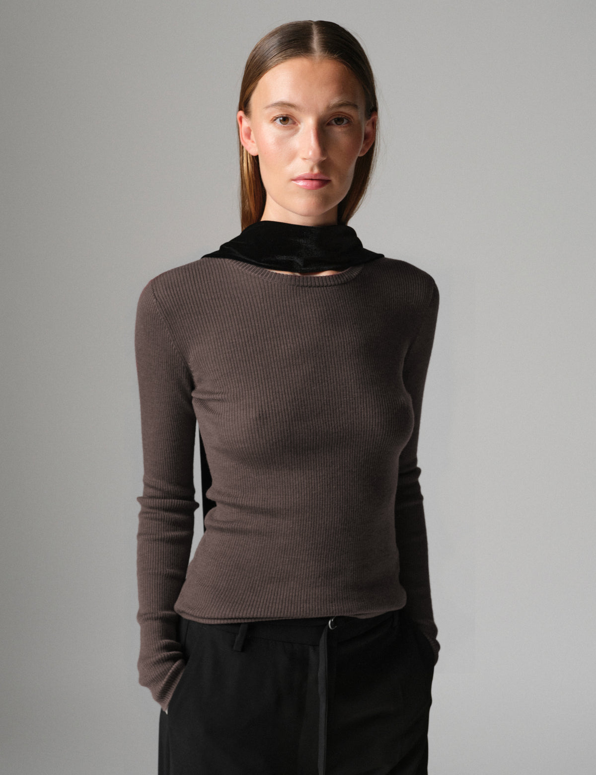 DAY Birger ét Mikkelsen DAYMariana - Daily Elements - Pullover Pullover 191110 CHOCOLATE PLUM