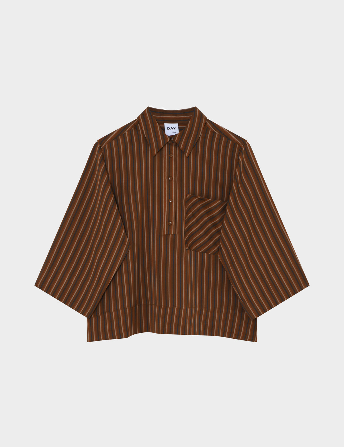 DAY Birger ét Mikkelsen DAYMira -Chic Stripes - Blouse Blouse 10083 Brown stripe