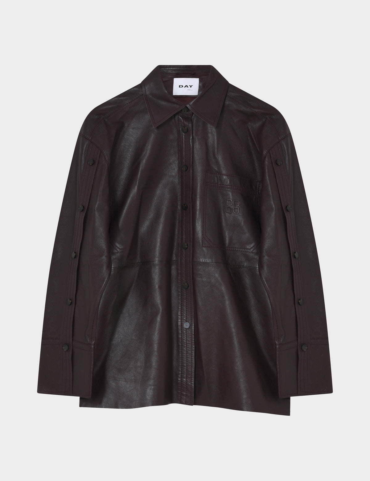 DAY Birger ét Mikkelsen DAYPeta - Polished Lamb - Shirt Shirt 191619 FUDGE