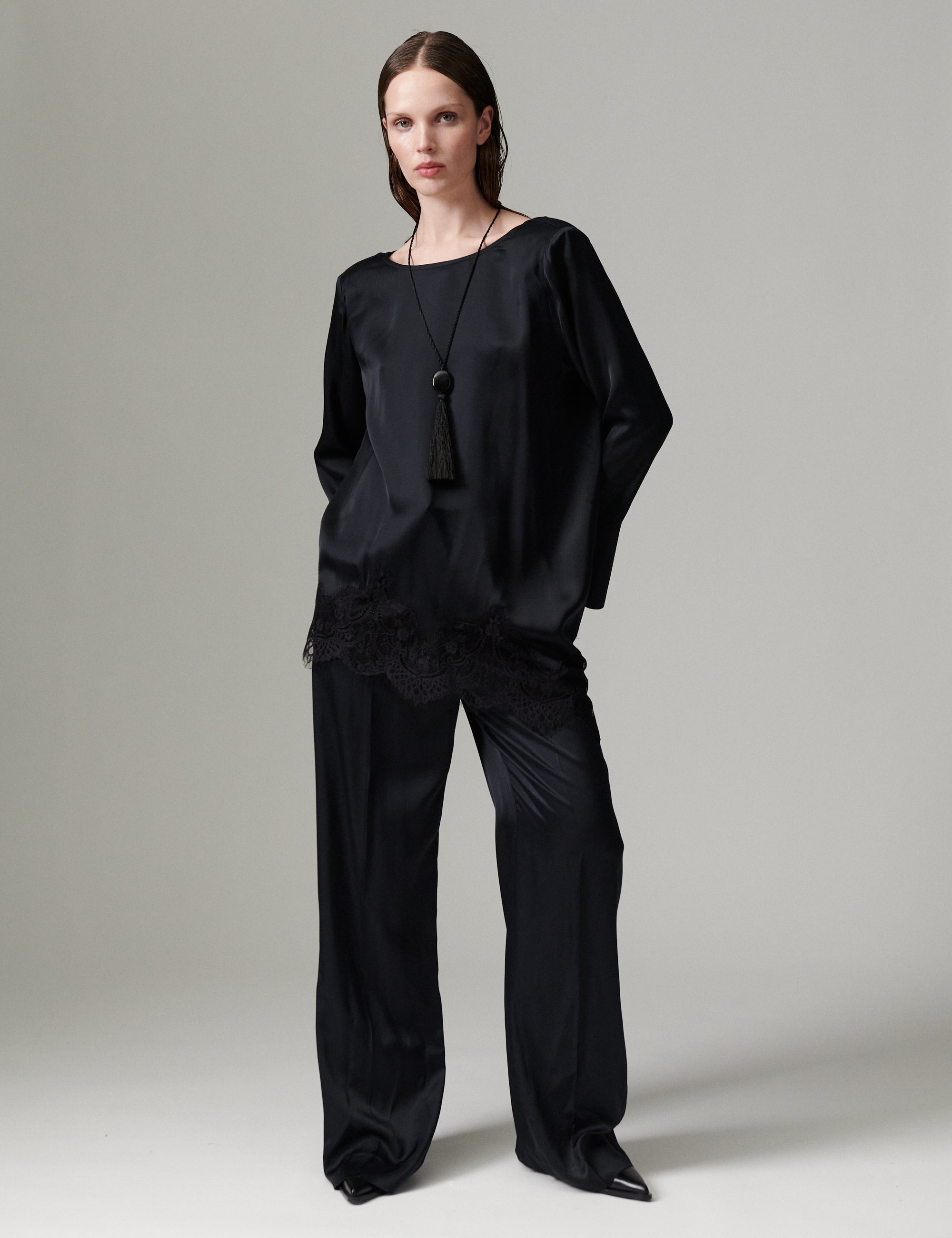 DAY Birger ét Mikkelsen DAYPhoebe - Fluid Viscose - Pants Pants 190303 Black