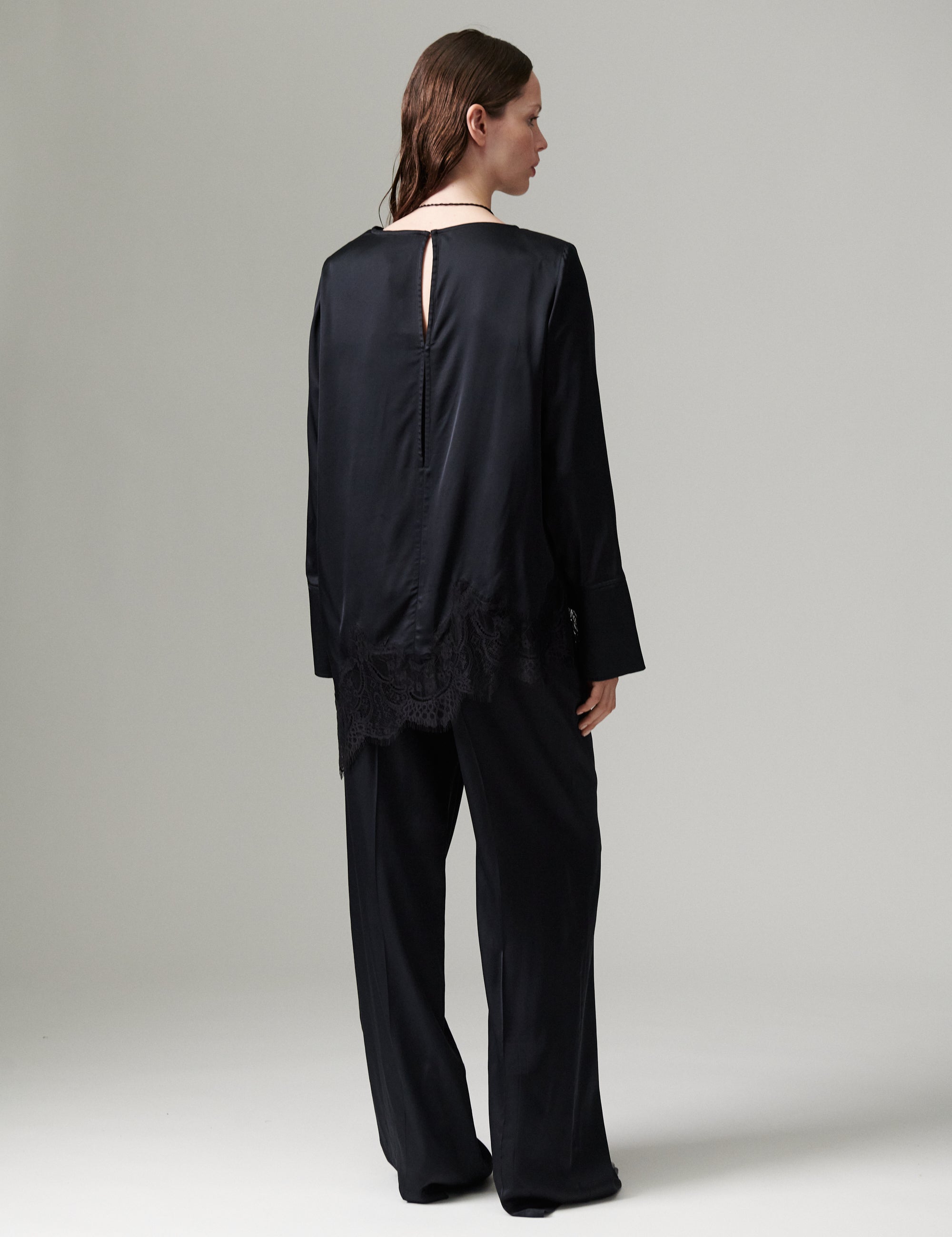 DAY Birger ét Mikkelsen DAYPhoebe - Fluid Viscose - Pants Pants 190303 Black