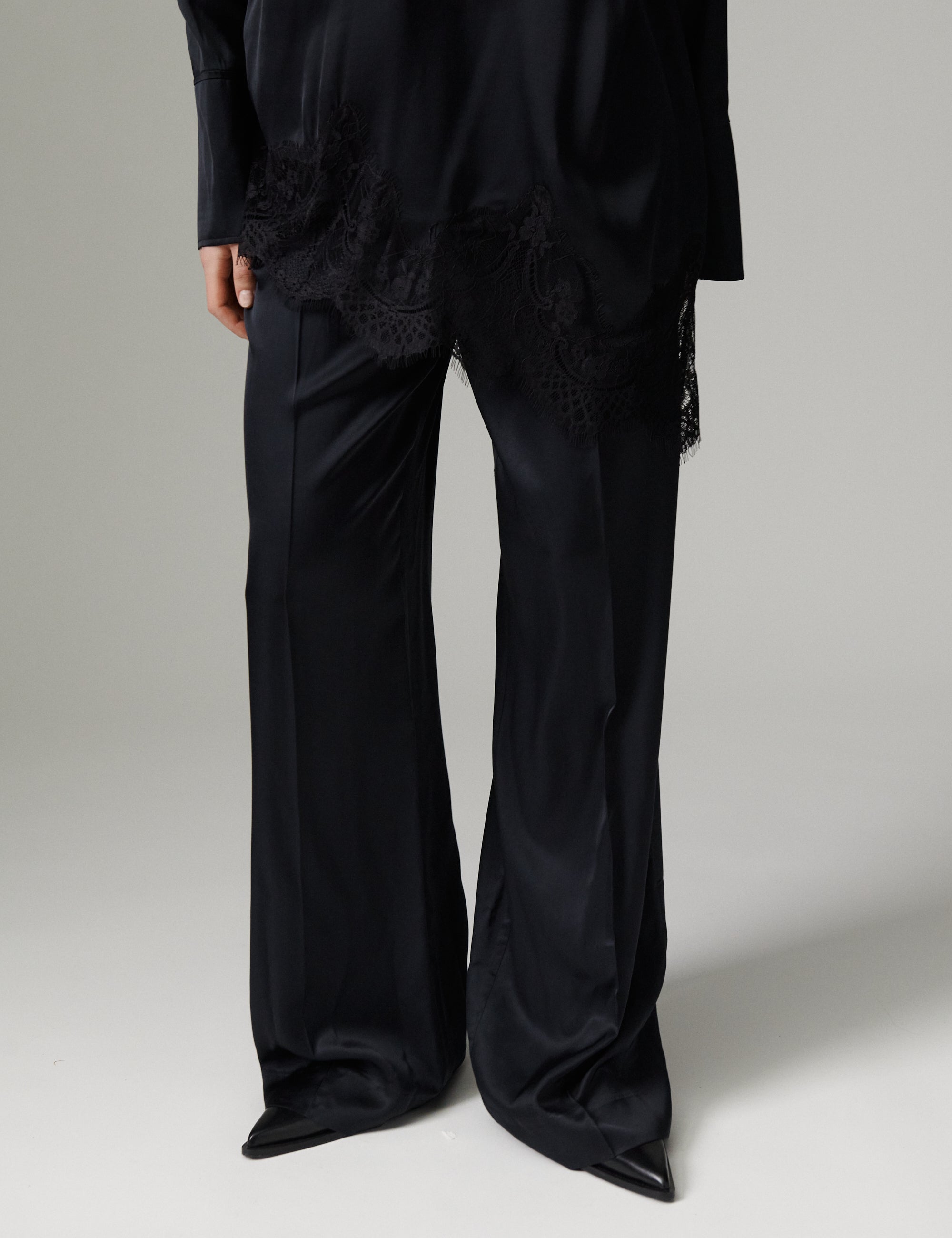 DAY Birger ét Mikkelsen DAYPhoebe - Fluid Viscose - Pants Pants 190303 Black