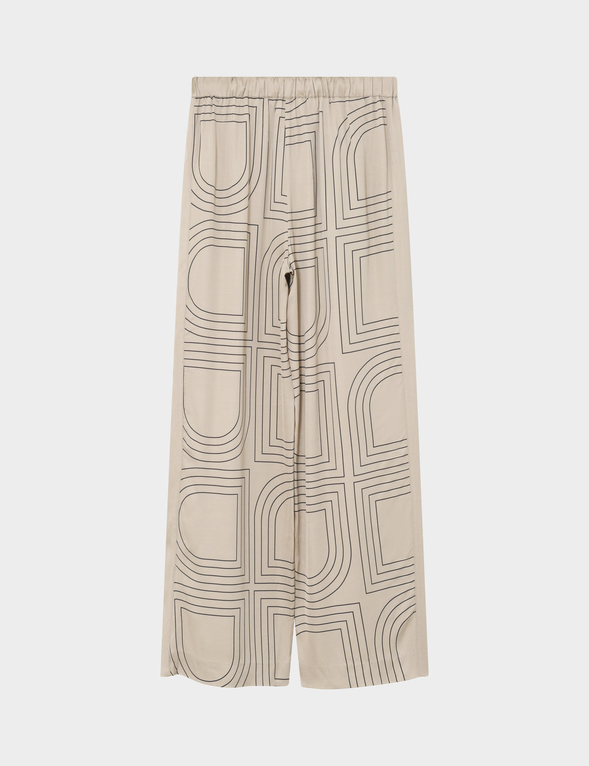 DAY Birger ét Mikkelsen DAYPosey - Fluid Viscose - Pants Pants 500191 Humus With Black