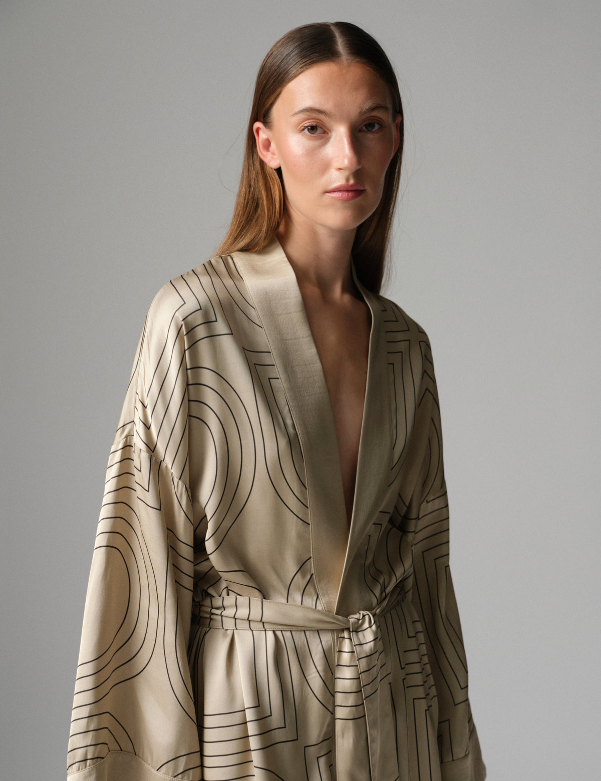 DAY Birger ét Mikkelsen DAYRani - Fluid Viscose - Tunic Tunic 500191 Humus With Black