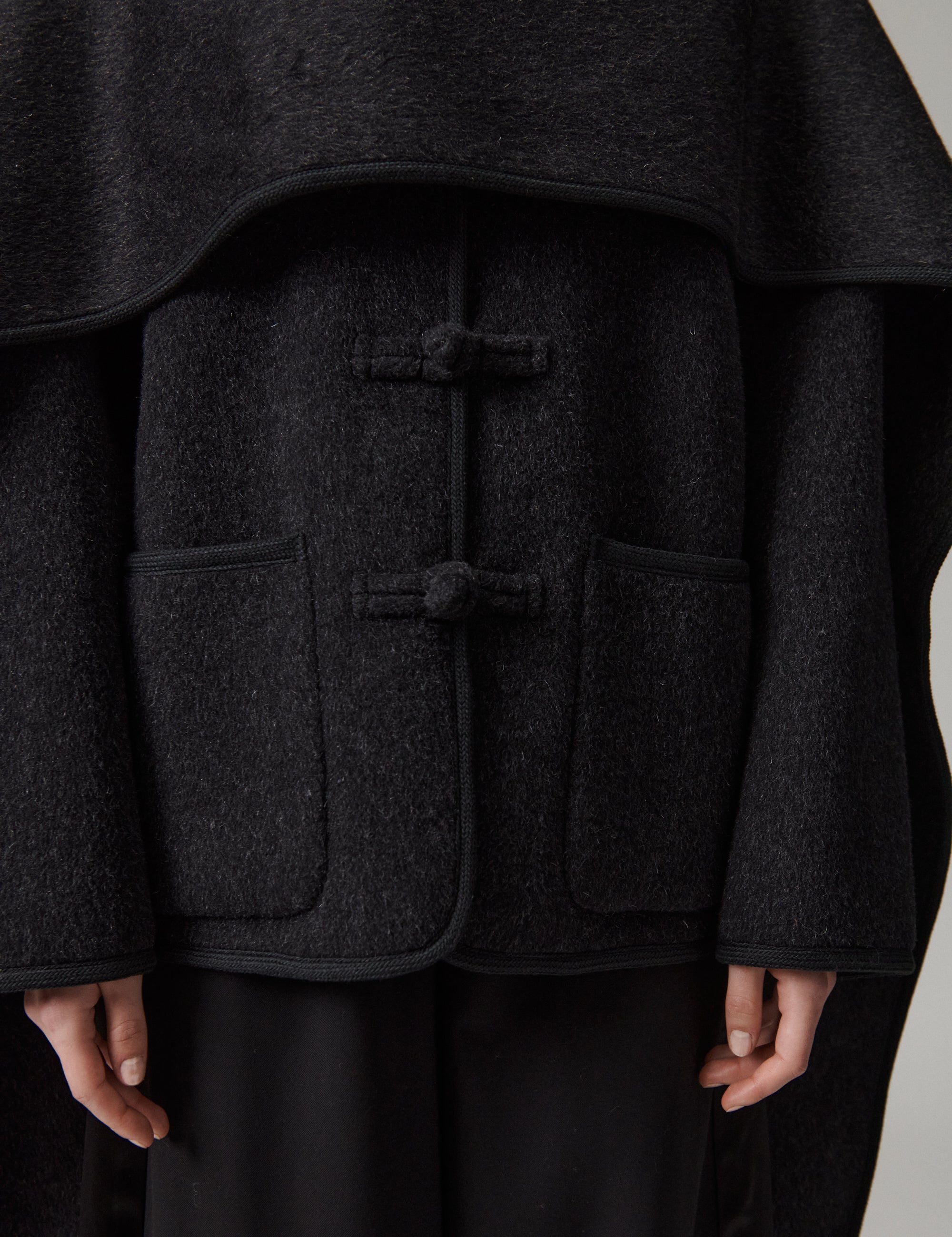 DAY Birger ét Mikkelsen DAYSia - Bonded Soft Wool - Jacket Jacket 500003 Dark Grey Melange