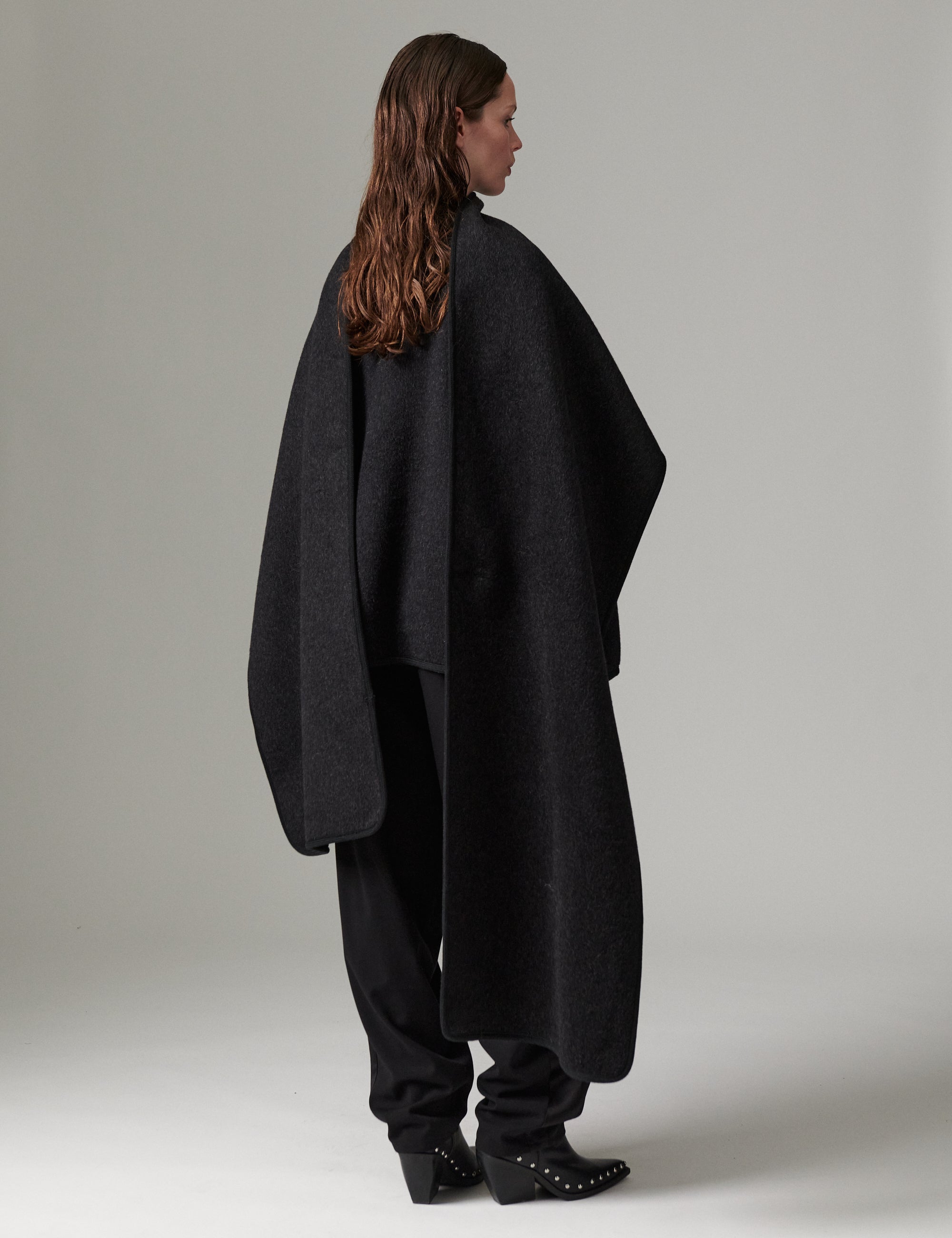 DAY Birger ét Mikkelsen DAYSia - Bonded Soft Wool - Jacket Jacket 500003 Dark Grey Melange