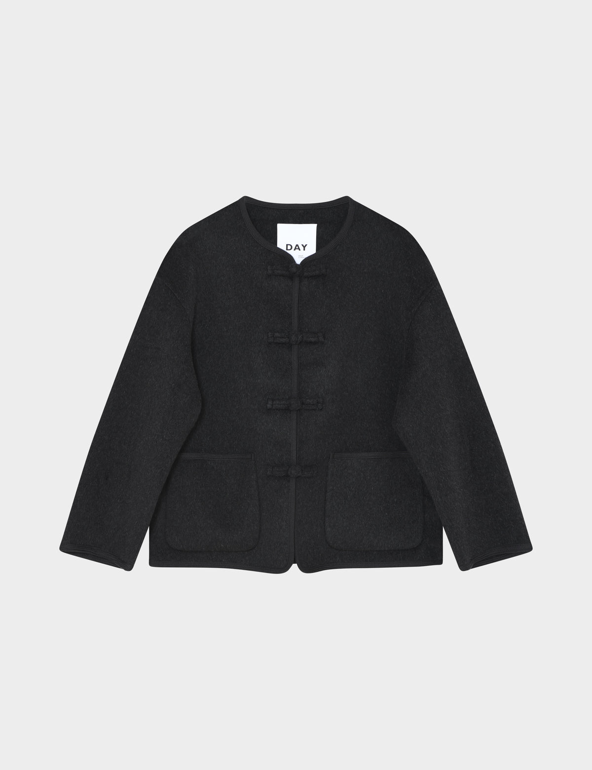 DAY Birger ét Mikkelsen DAYSia - Bonded Soft Wool - Jacket Jacket 500003 Dark Grey Melange