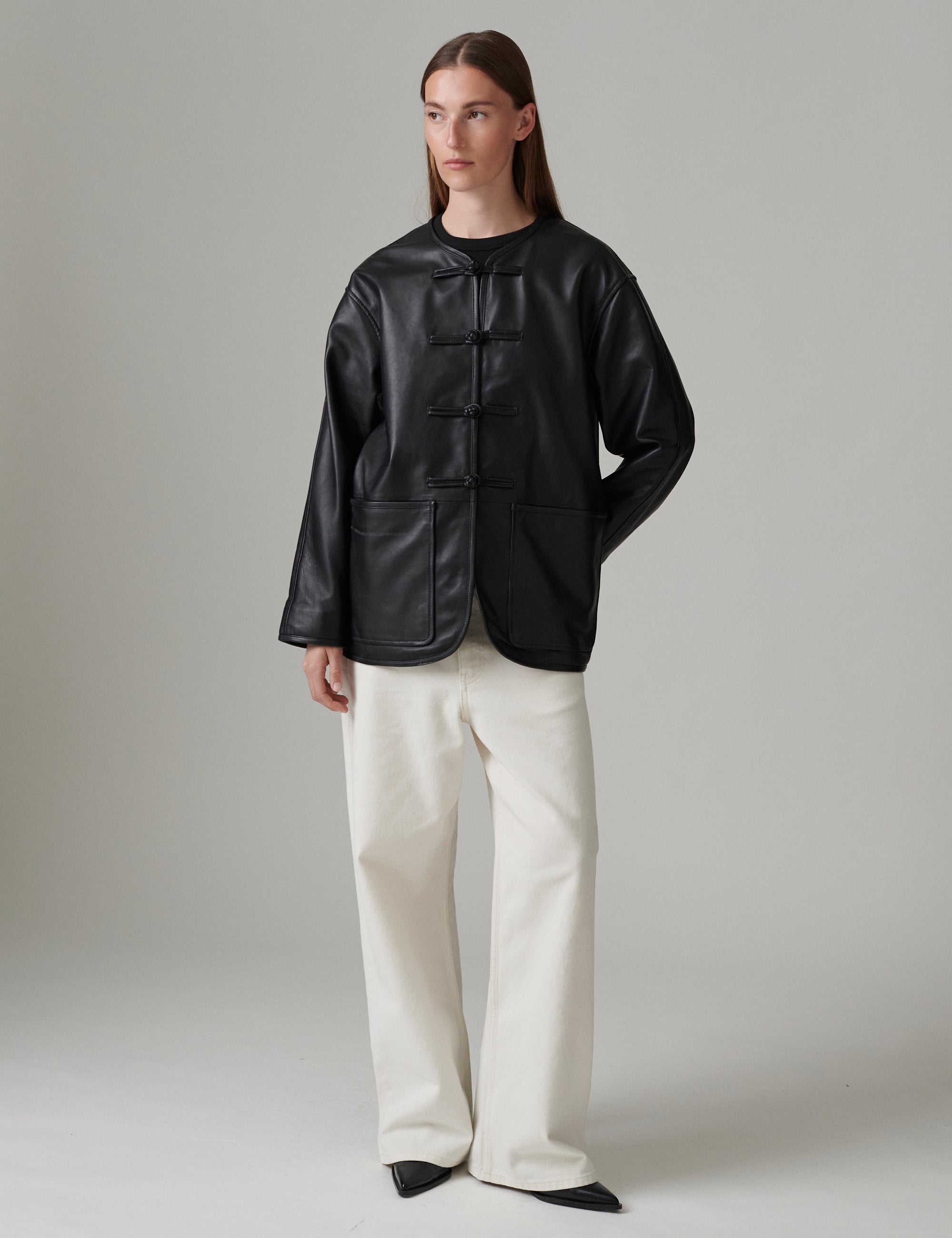 DAY Birger ét Mikkelsen DAYSiaa - Soft Lamb Leather - Jacket Jacket 12000 Black