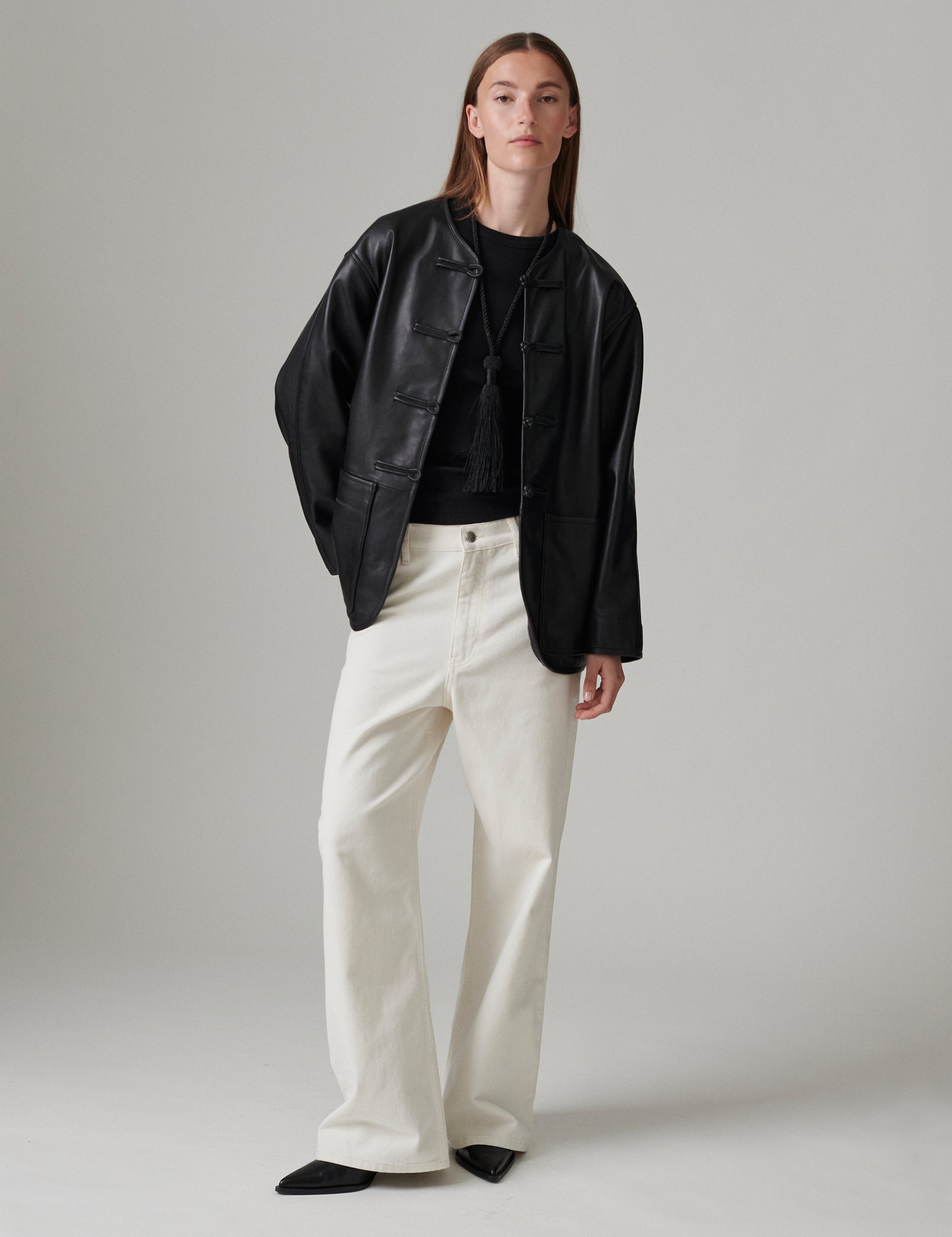 DAY Birger ét Mikkelsen DAYSiaa - Soft Lamb Leather - Jacket Jacket 12000 Black