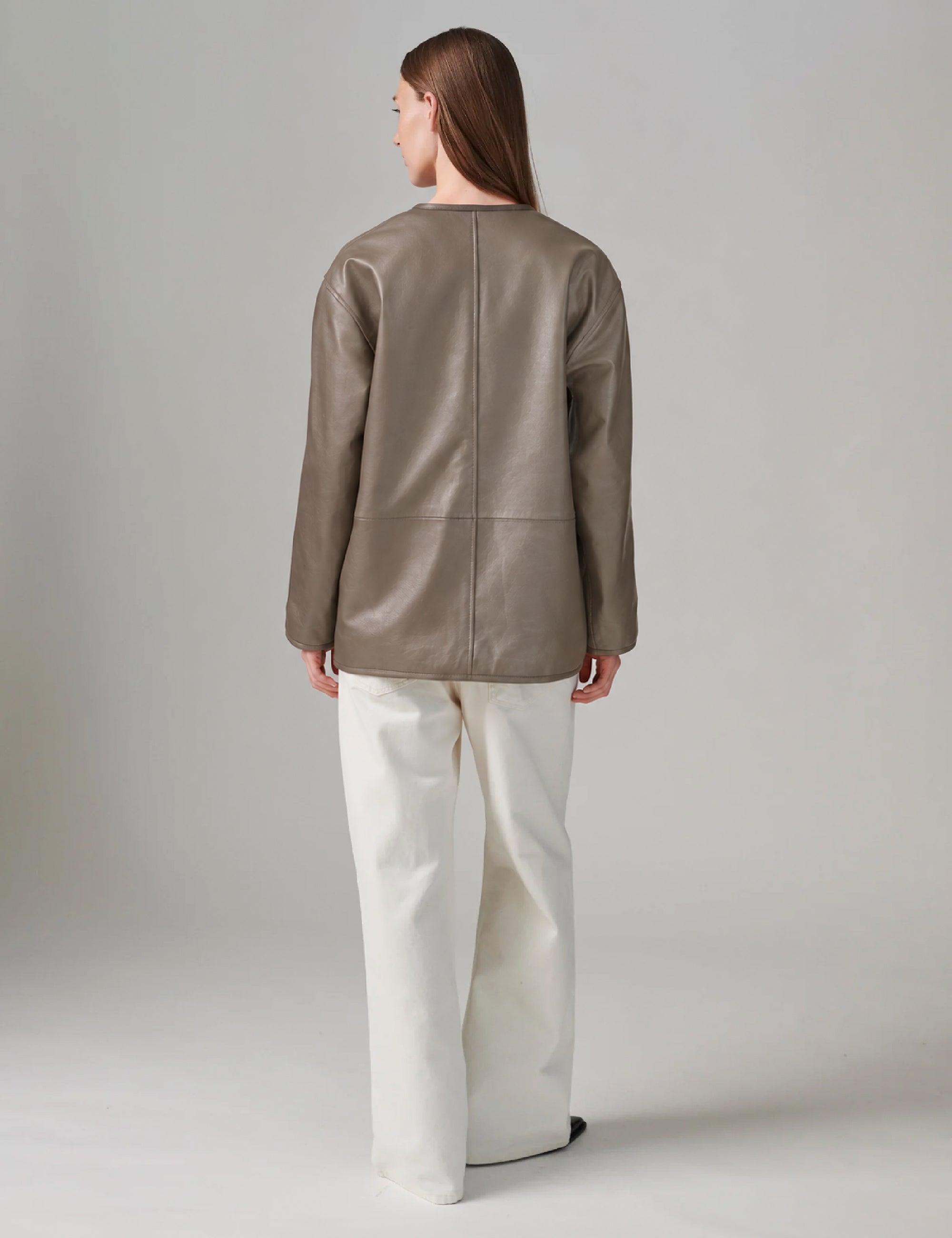 DAY Birger ét Mikkelsen DAYSiaa - Soft Lamb Leather - Jacket Jacket 181112 Walnut
