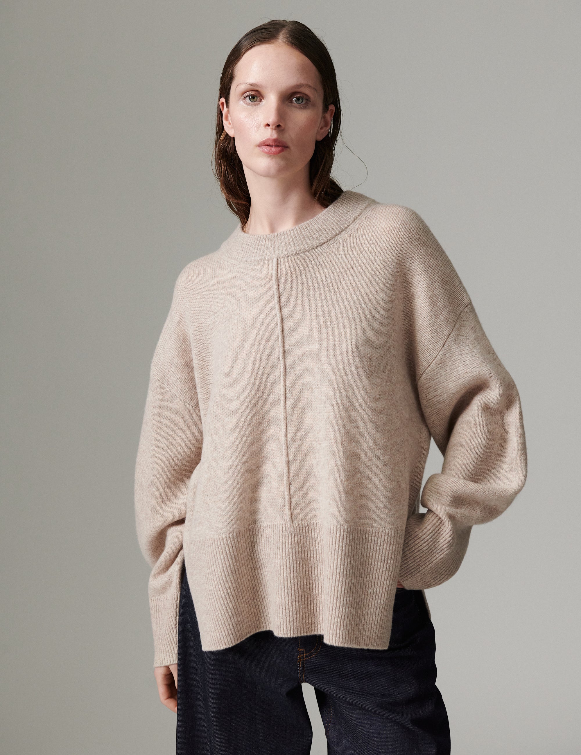 DAY Birger ét Mikkelsen DAYSindi - Soft Lamb - Pullover Pullover 171105 Roasted Cashew