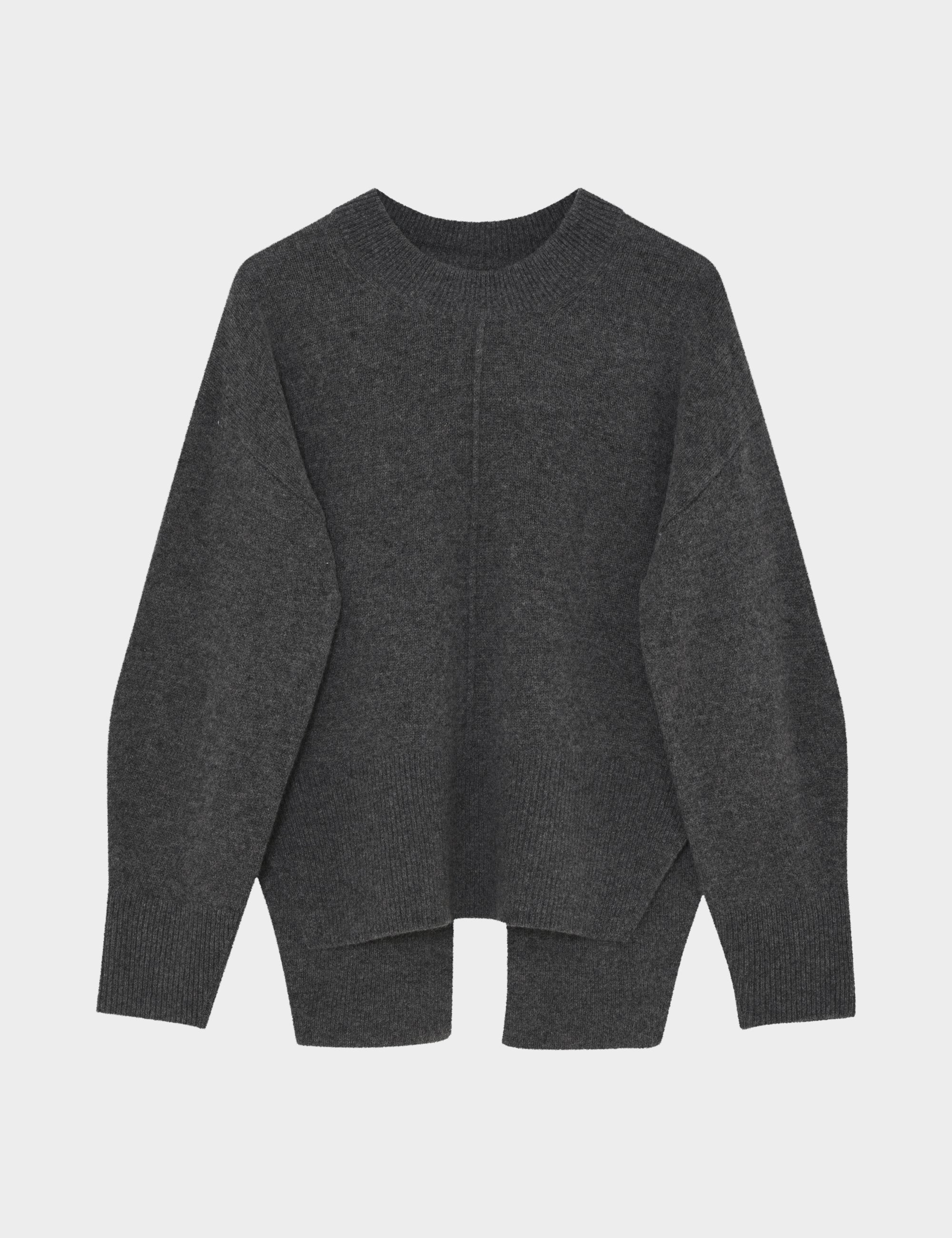 DAY Birger ét Mikkelsen DAYSindi - Soft Lamb - Pullover Pullover 500003 Dark Grey Melange